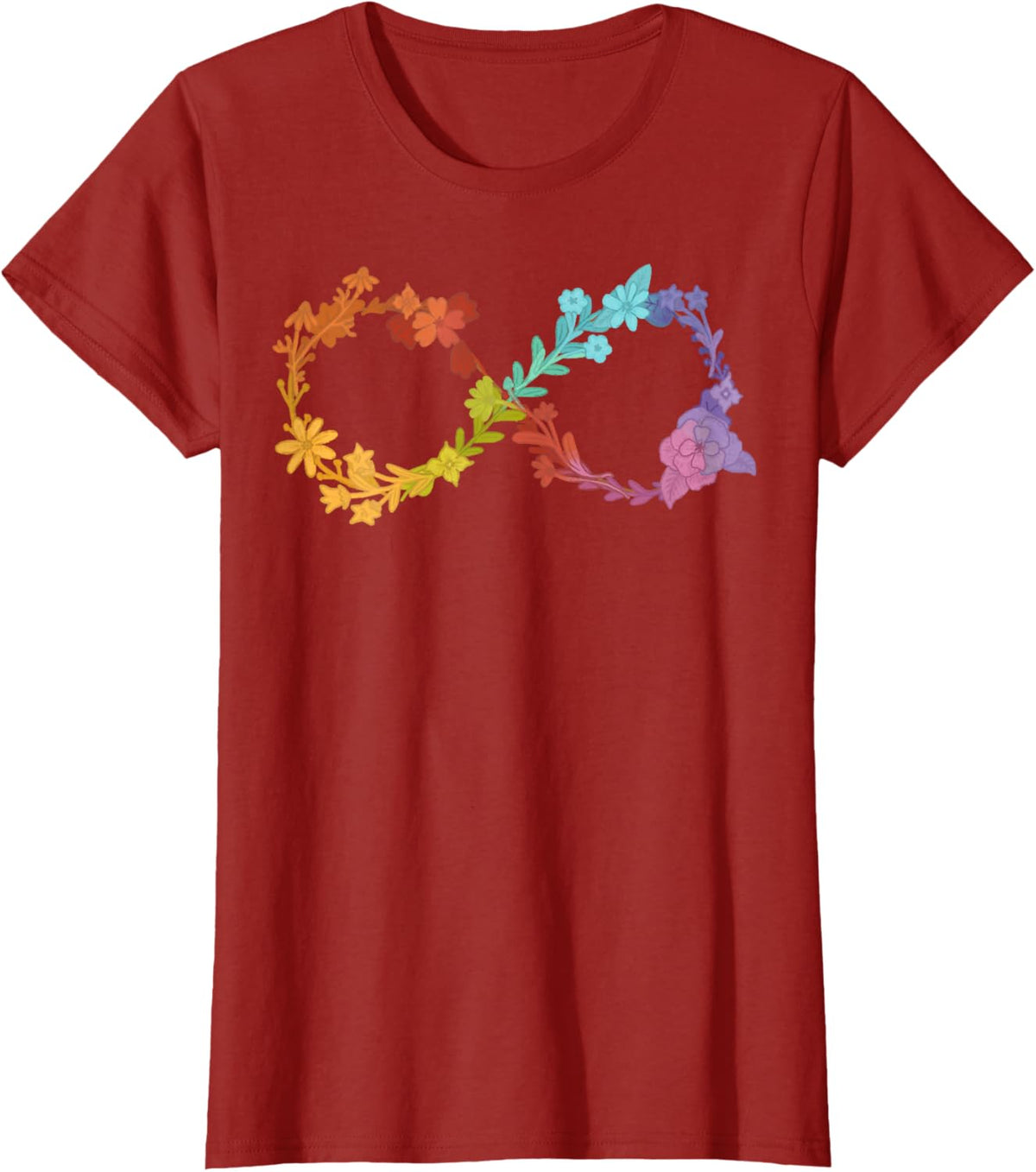 Floral Neurodiversity Infinity Symbol Autism Awareness