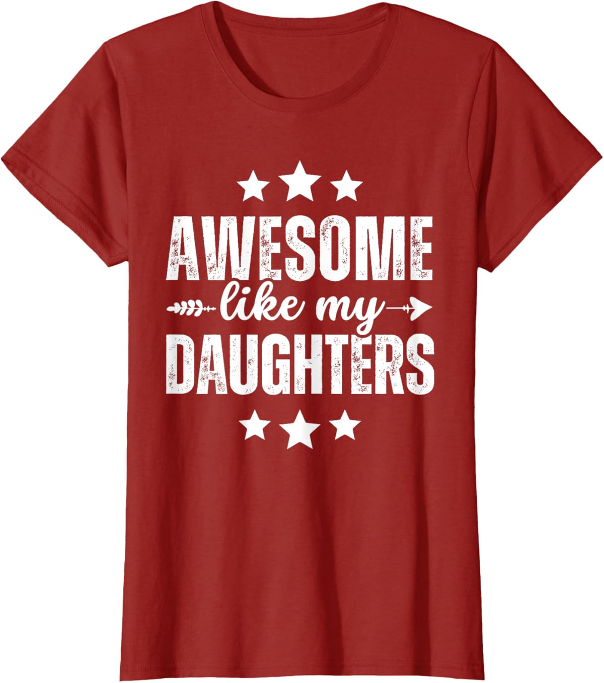 Awesome Like My Daughters Funny Fathers Day Dad Vintage
