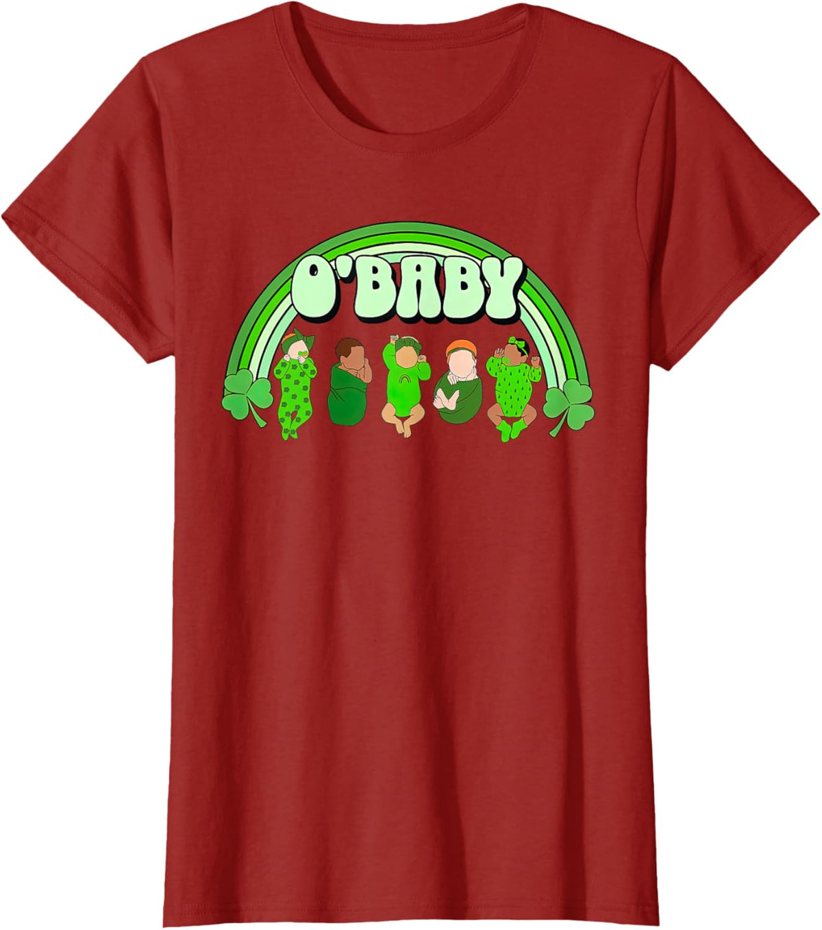 Rainbow Labor And Delivery Nurse Saint Patrick&#39;s Day NICU