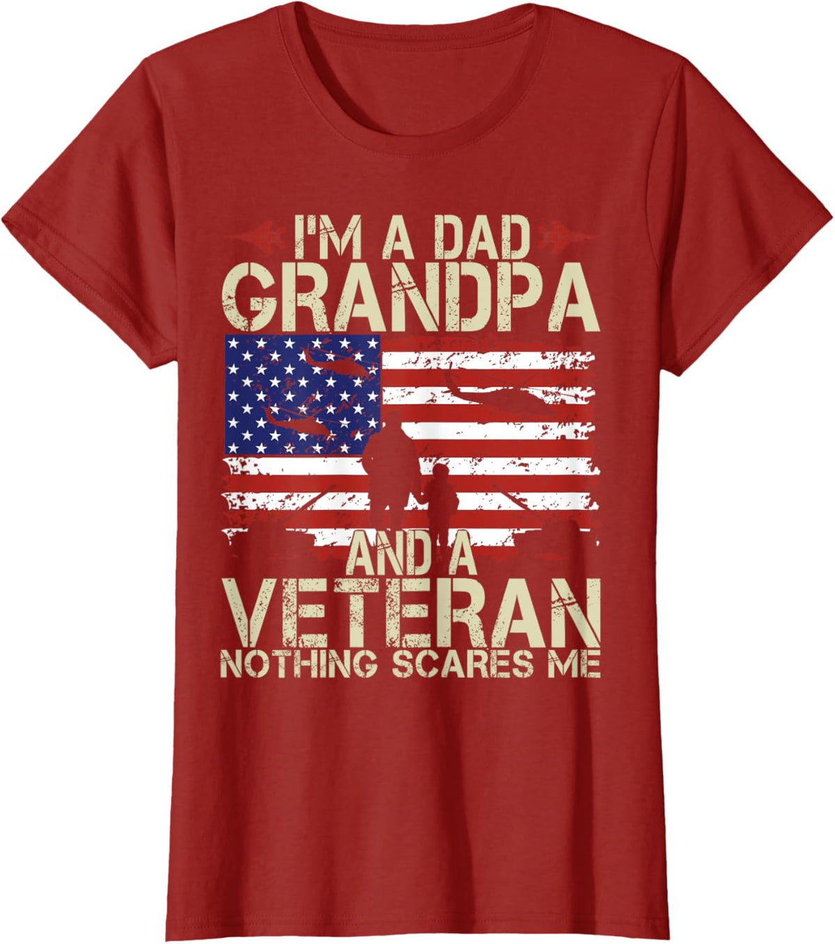I&#39;m A Dad Grandpa And Veteran Fathers Day Papa Grandpa Gifts