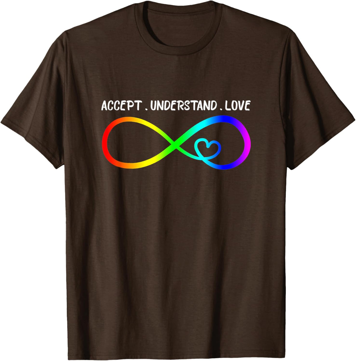 Accept Understand Love Heart Infinity Autism Awareness
