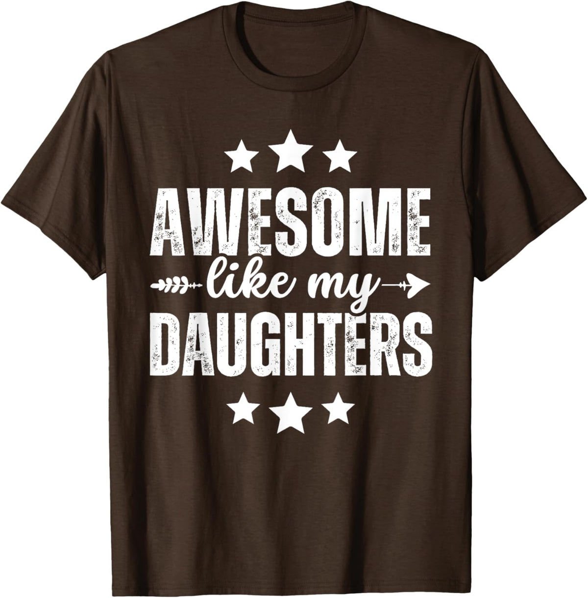 Awesome Like My Daughters Funny Fathers Day Dad Vintage