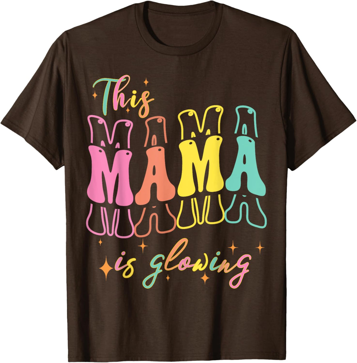 Mothers day Tee, This Mom is Glowing Mom mothers Day