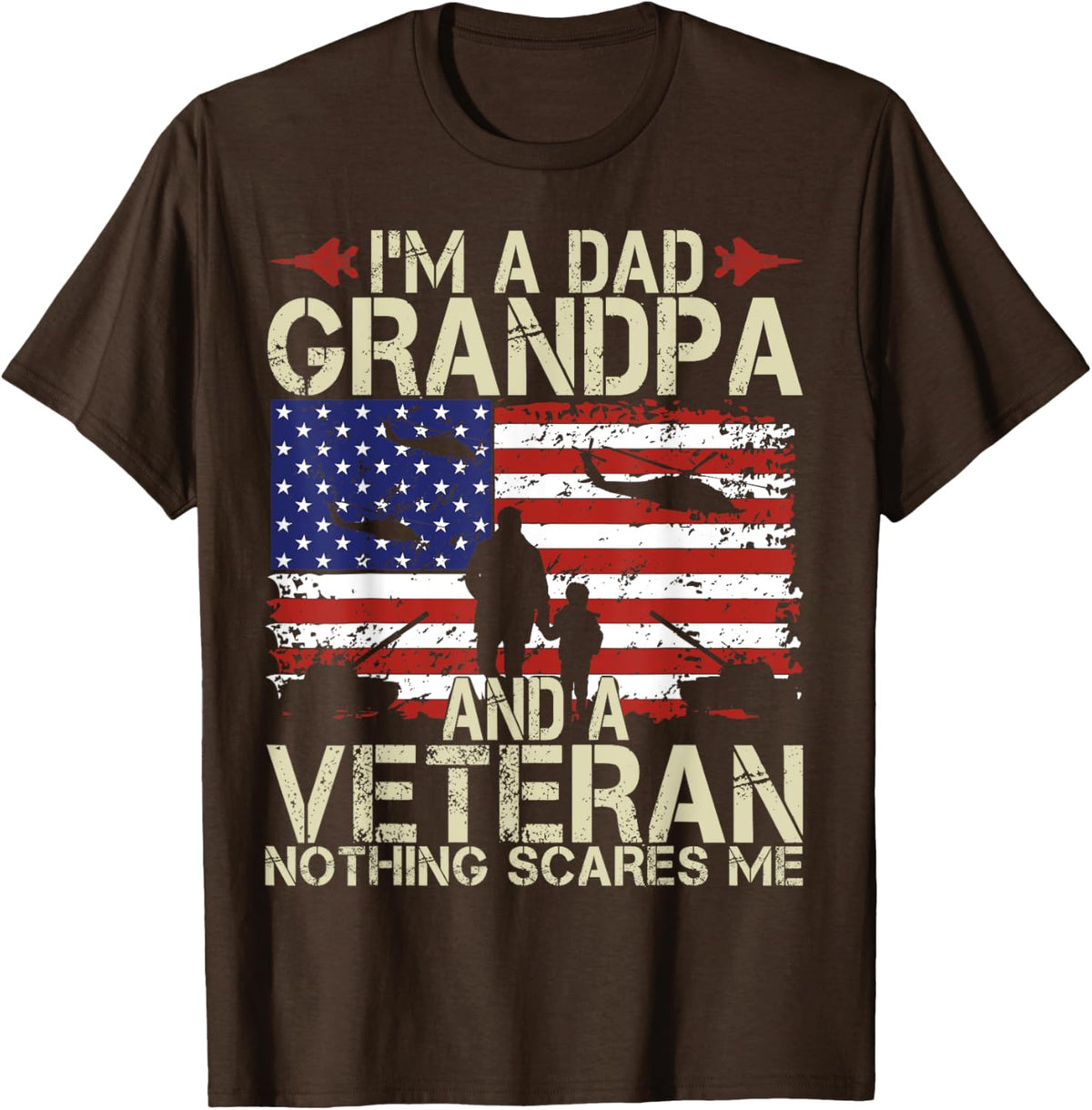 I&#39;m A Dad Grandpa And Veteran Fathers Day Papa Grandpa Gifts