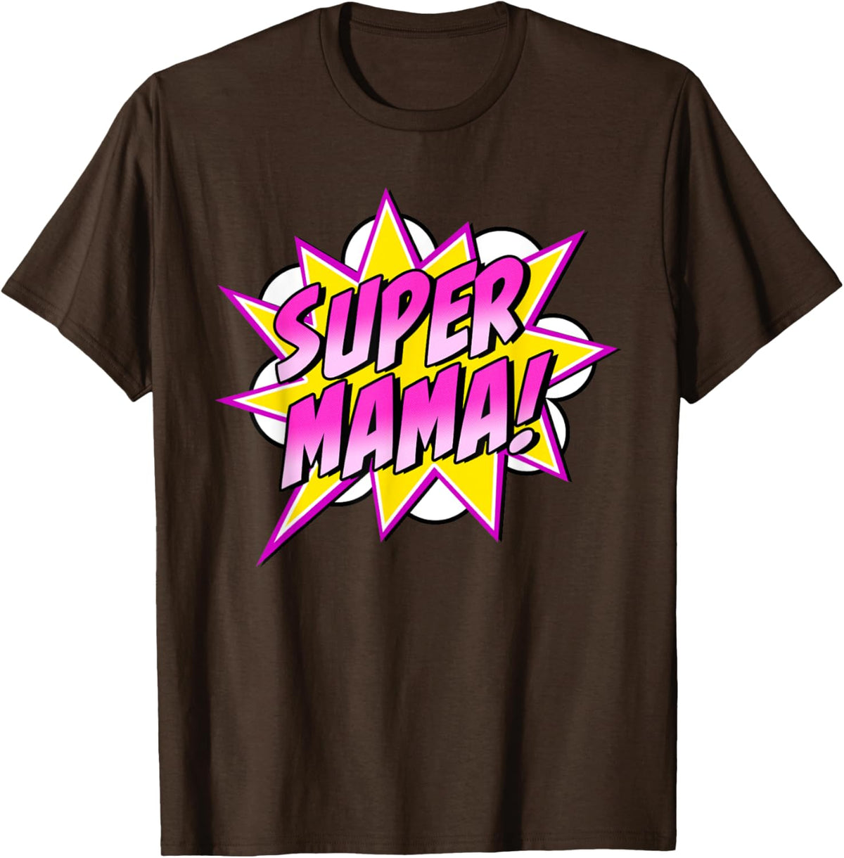 Super Mama Comic Book Superhero Mother&#39;s Day