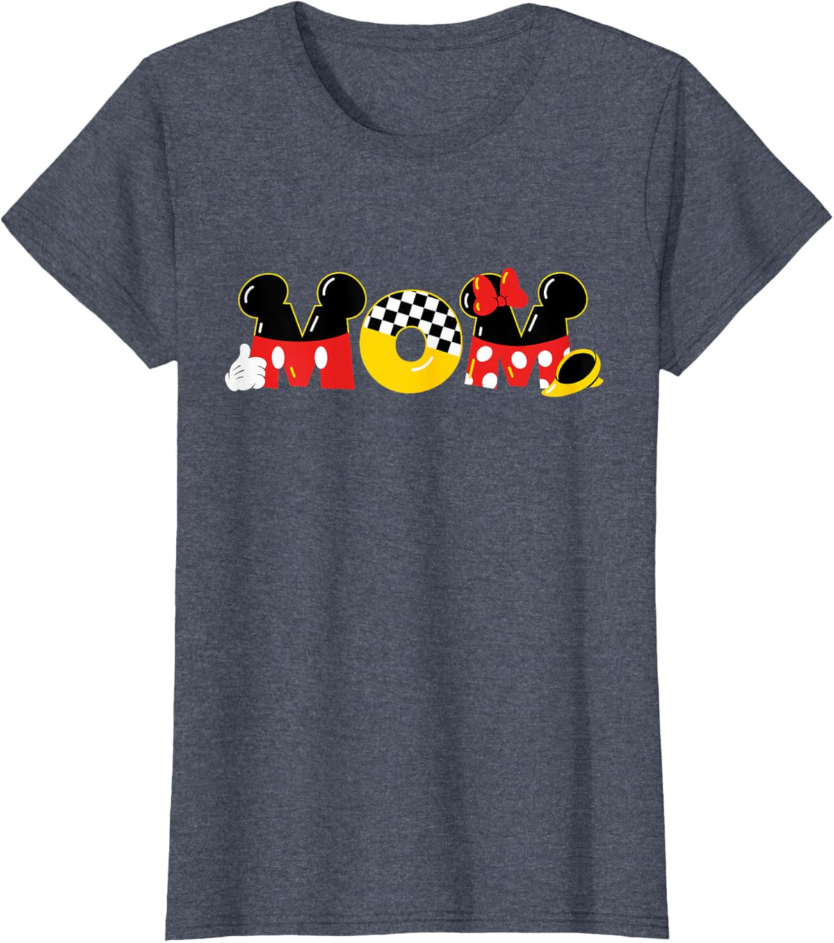 Disney Mickey Mouse &amp; Minnie Mouse Mom Mother\u2019s Day Birthday Mother Shirt