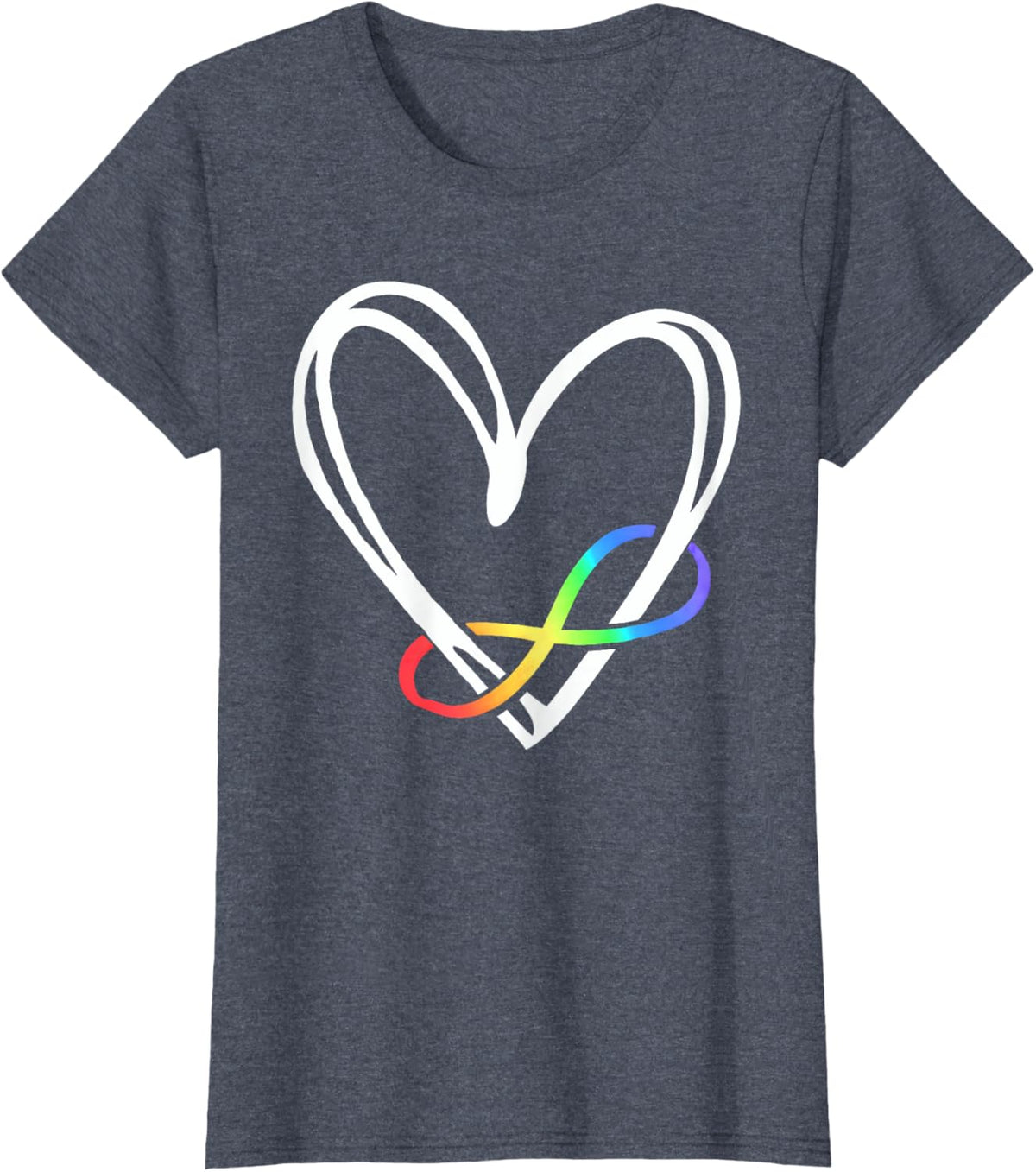 Infinity Heart Autism Awareness Love Needs No Words Tie Dye