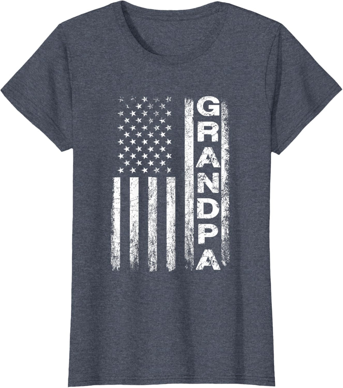 Grandpa Vintage American Flag Father&#39;s Day 4th of July Papa