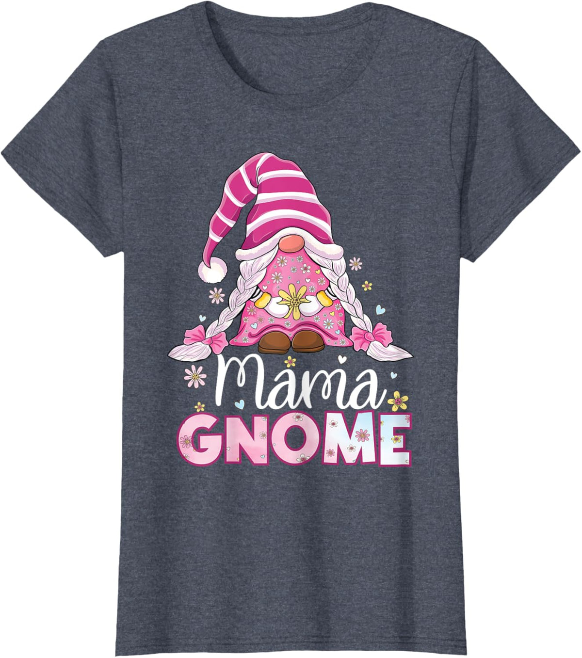 Flower For Mom Gnomies Cute Gnome Mom Happy Mother&#39;s Day