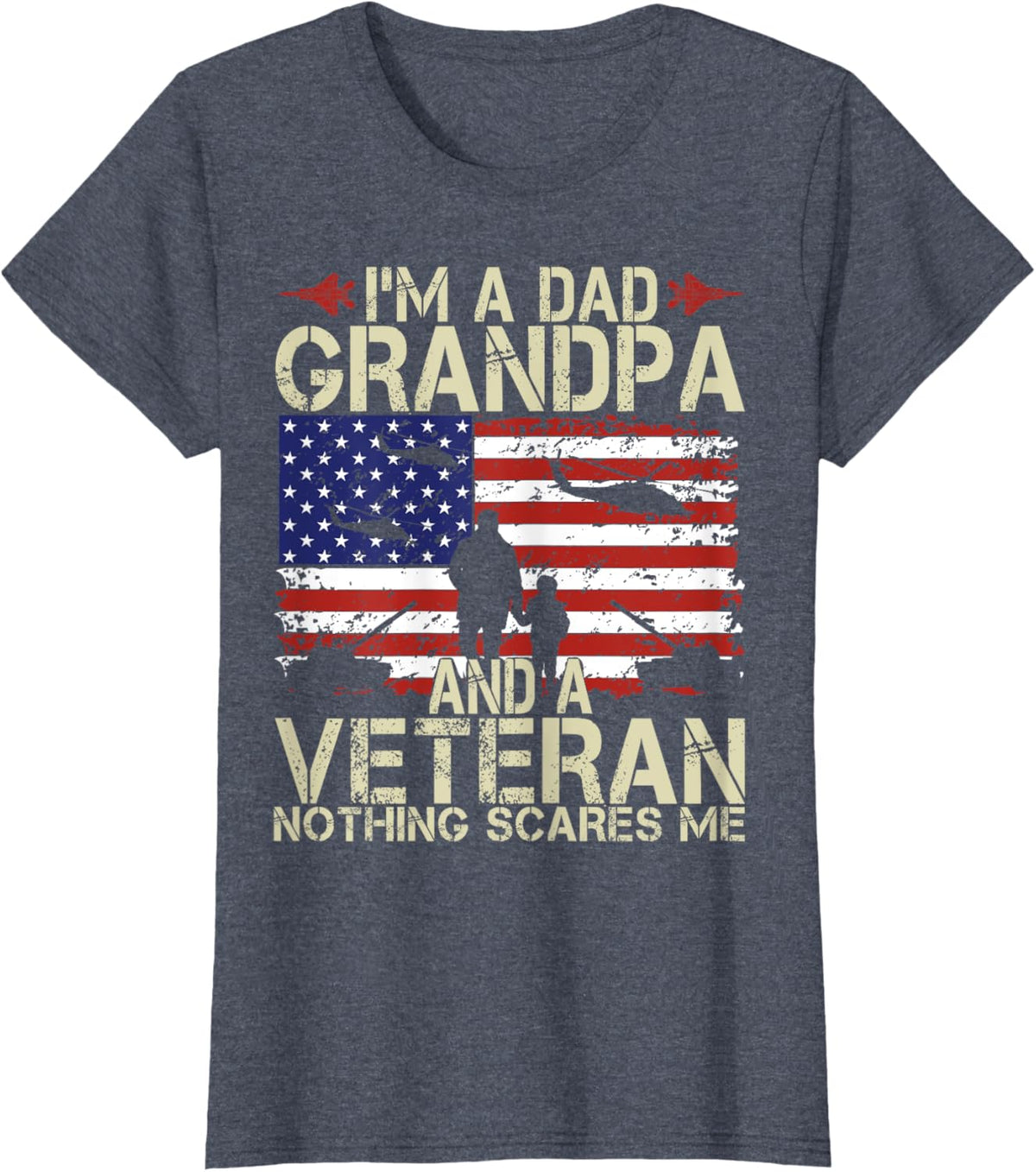 I&#39;m A Dad Grandpa And Veteran Fathers Day Papa Grandpa Gifts