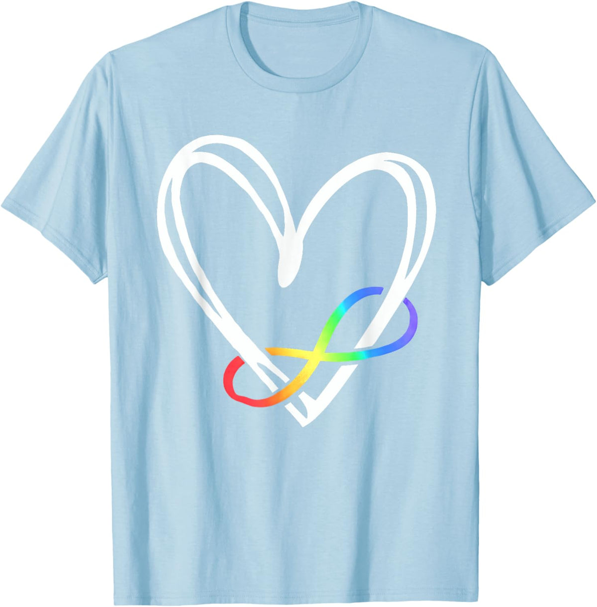 Infinity Heart Autism Awareness Love Needs No Words Tie Dye