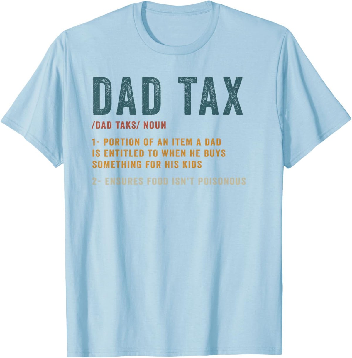Vintage Dad Tax Definition Men Funny Father&#39;s Day