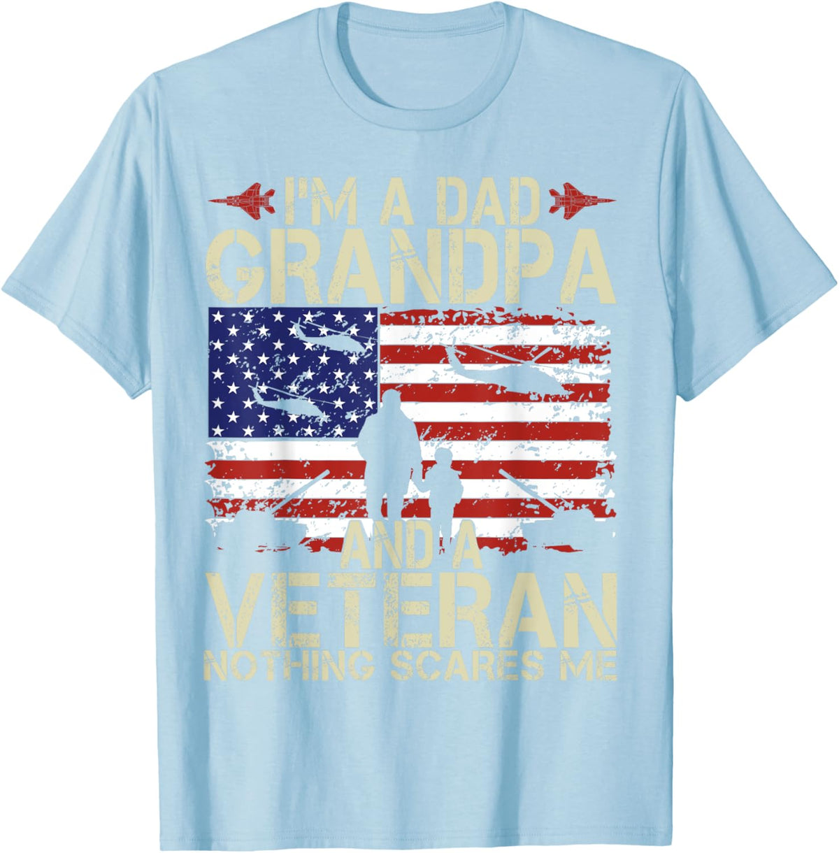 I&#39;m A Dad Grandpa And Veteran Fathers Day Papa Grandpa Gifts