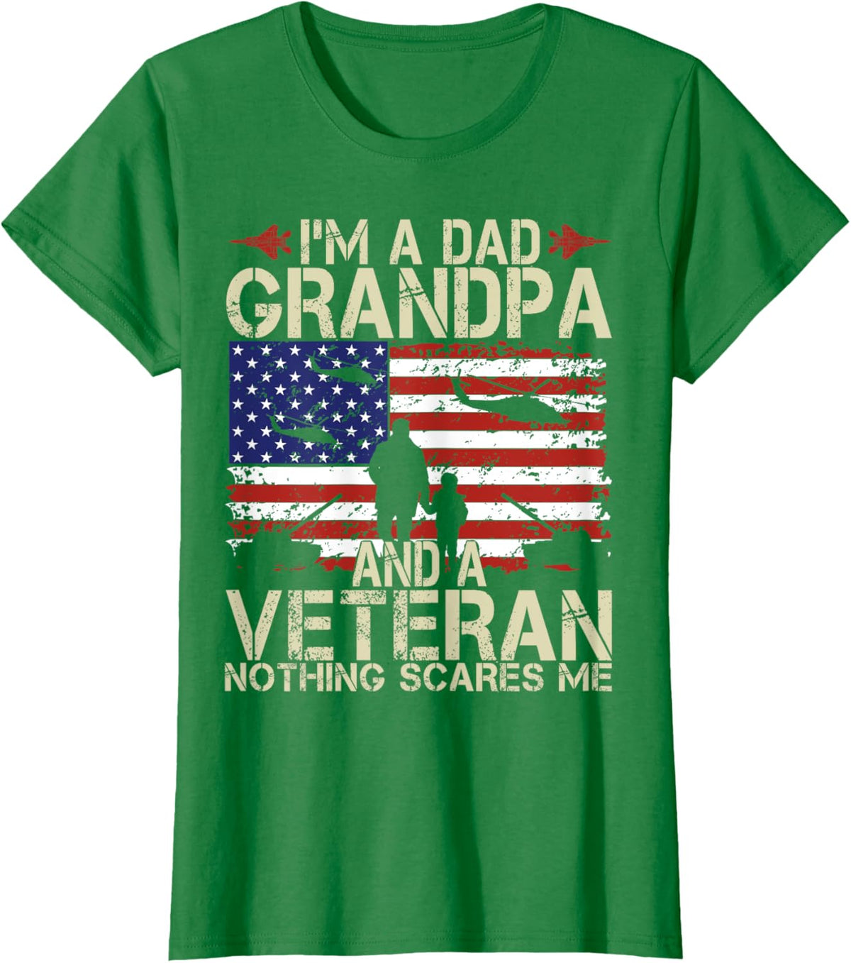 I&#39;m A Dad Grandpa And Veteran Fathers Day Papa Grandpa Gifts