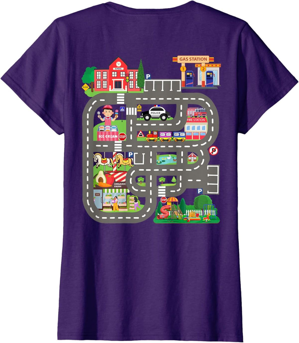 Kids Play Cars on Dad&#39;s Back Funny Father&#39;s Day Race Track