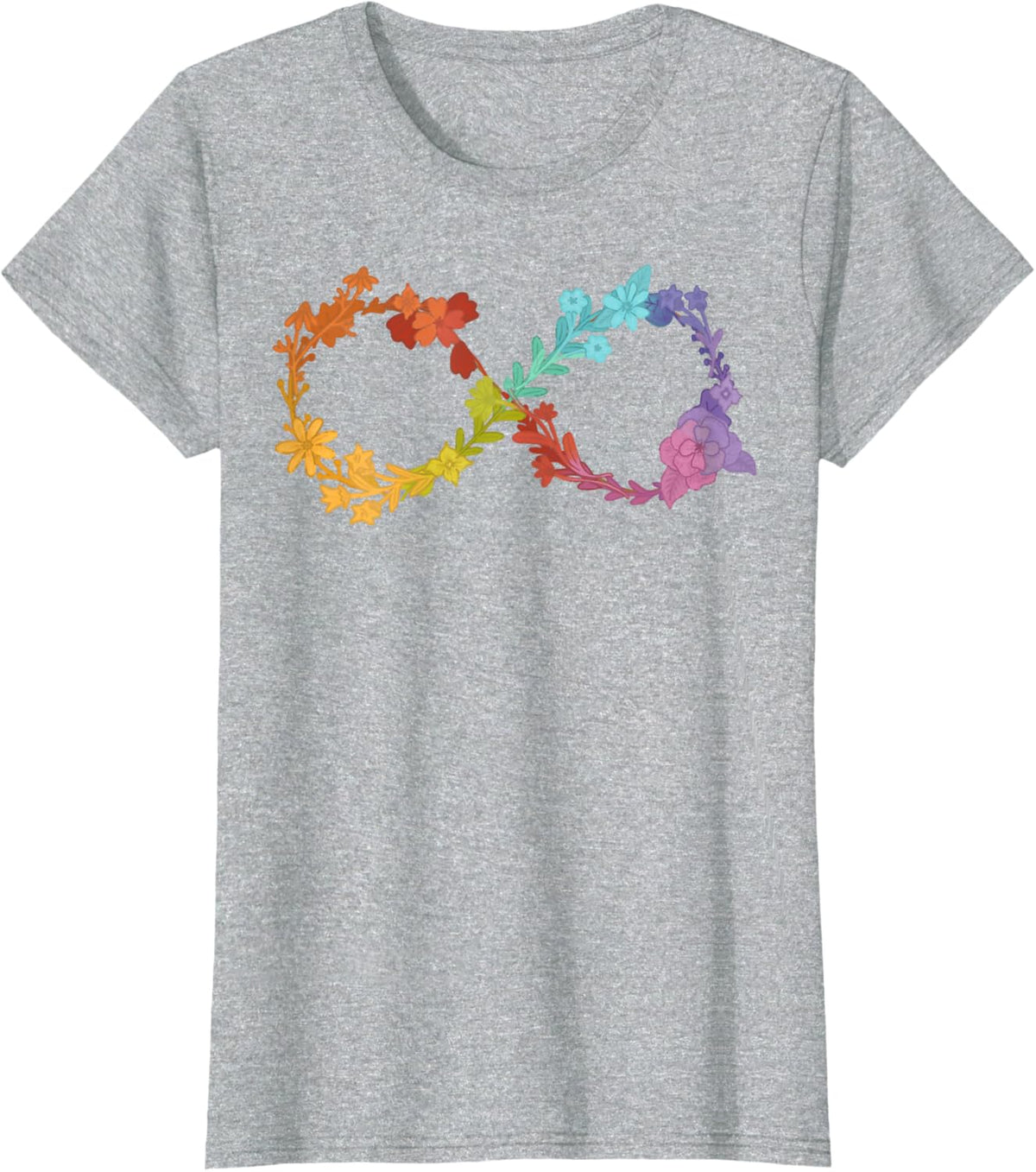 Floral Neurodiversity Infinity Symbol Autism Awareness