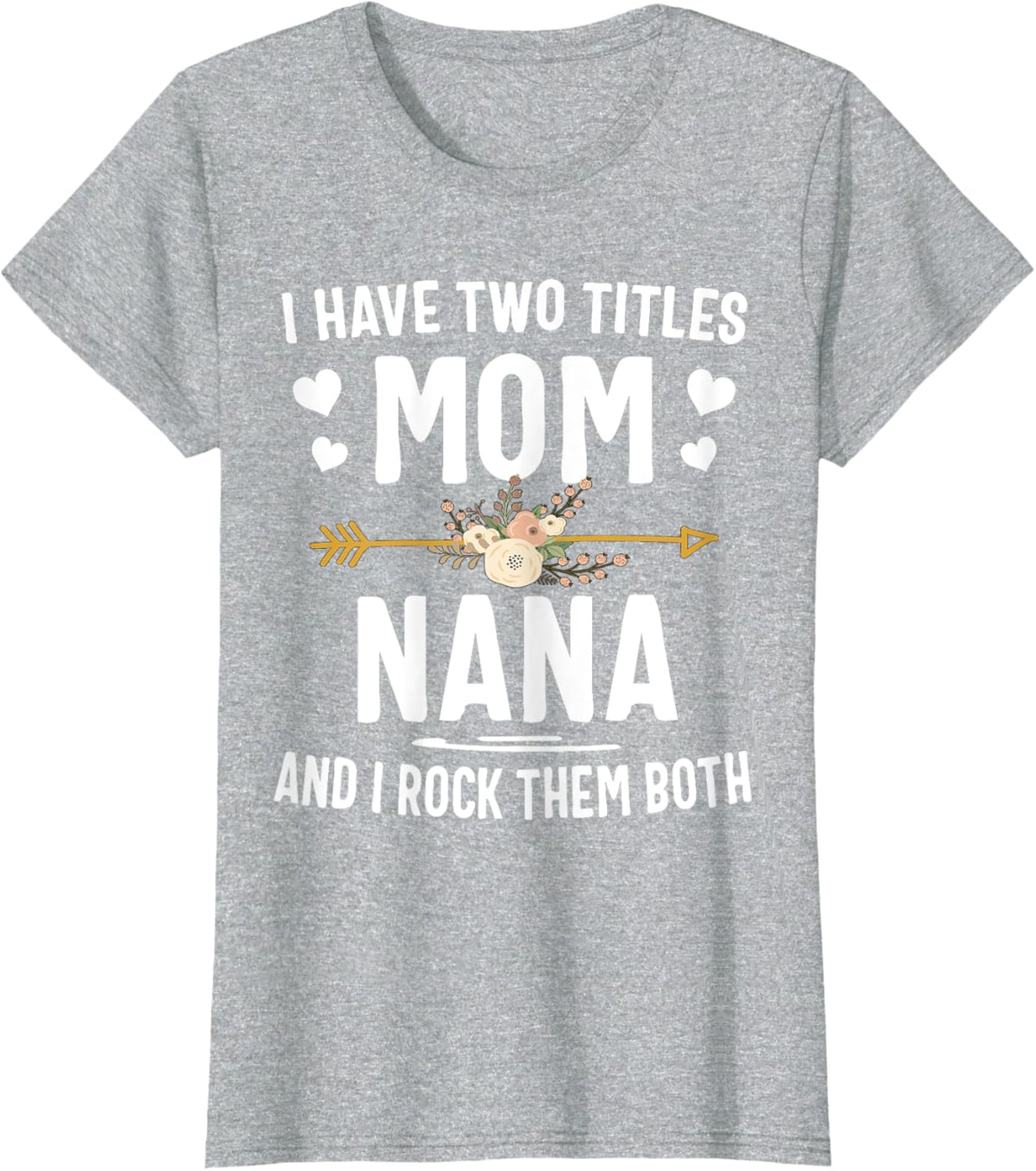 I Have Two Titles Mom And Nana Shirt Mothers Day Gifts Mother Shirt