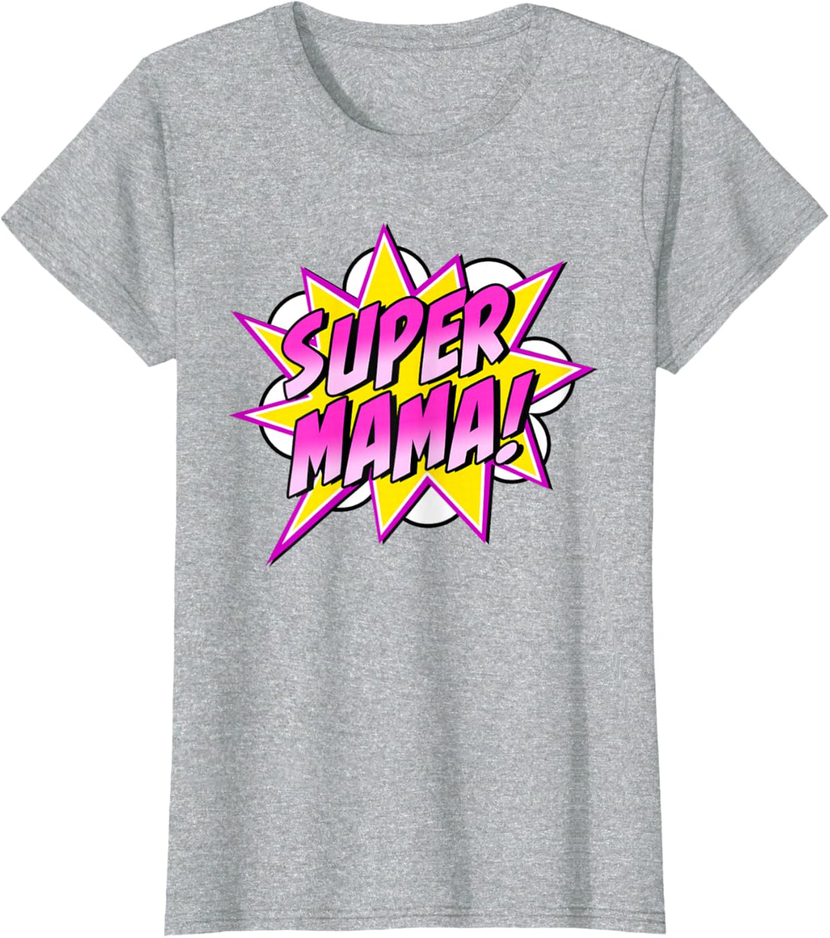 Super Mama Comic Book Superhero Mother&#39;s Day