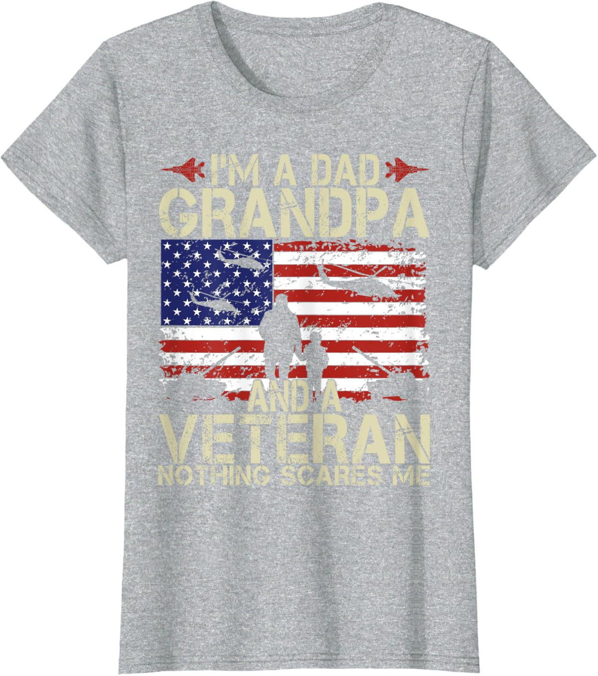 I&#39;m A Dad Grandpa And Veteran Fathers Day Papa Grandpa Gifts