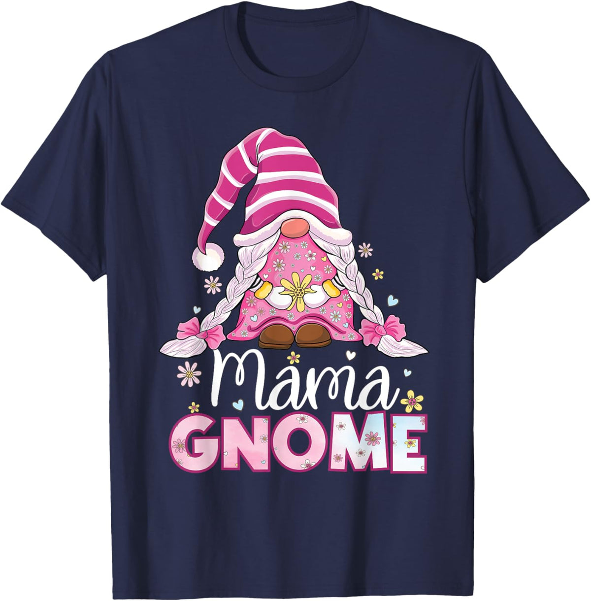 Flower For Mom Gnomies Cute Gnome Mom Happy Mother&#39;s Day