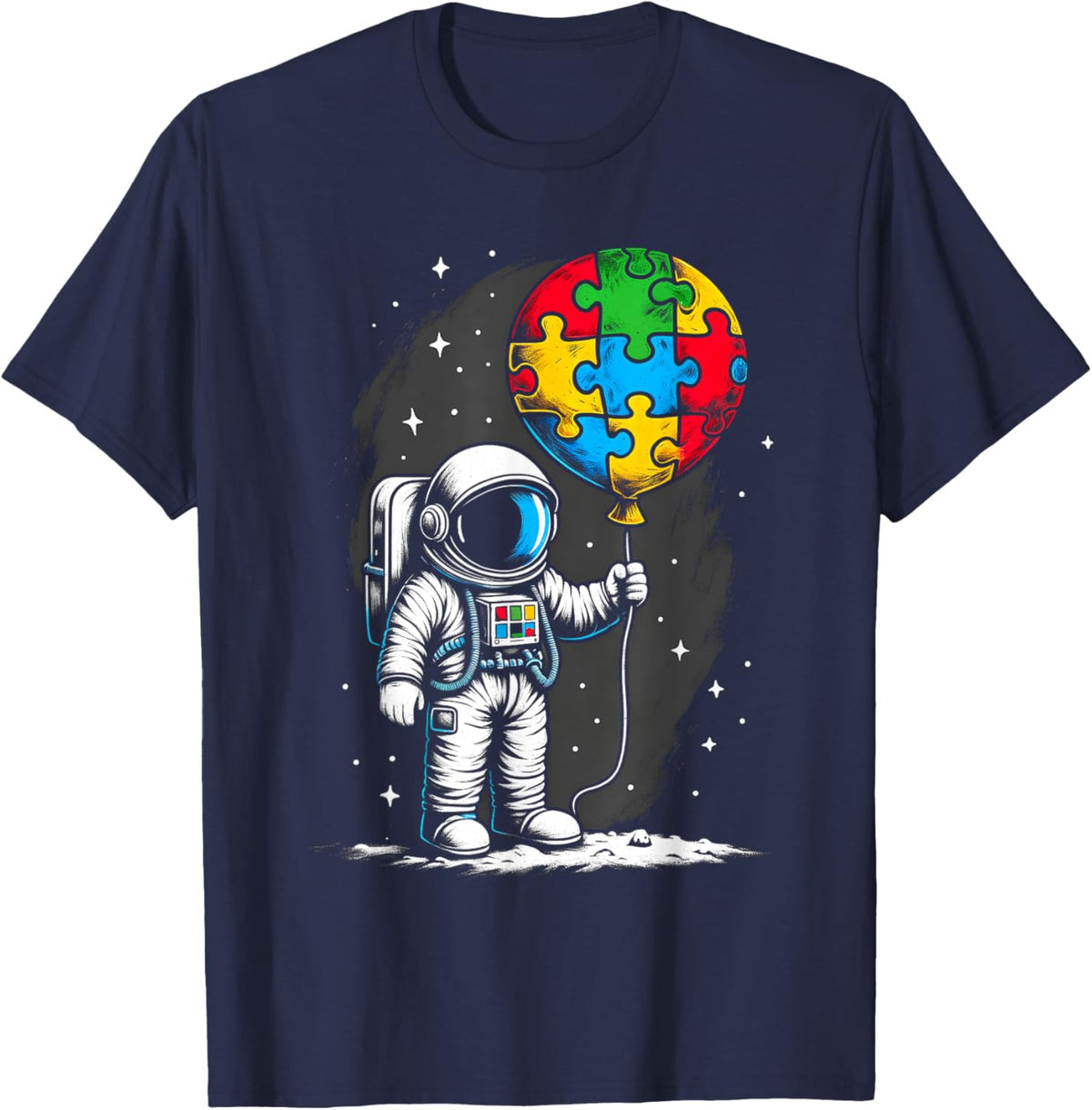 Astronaut Balloon Autism Awareness Space Autistic Kids Boys