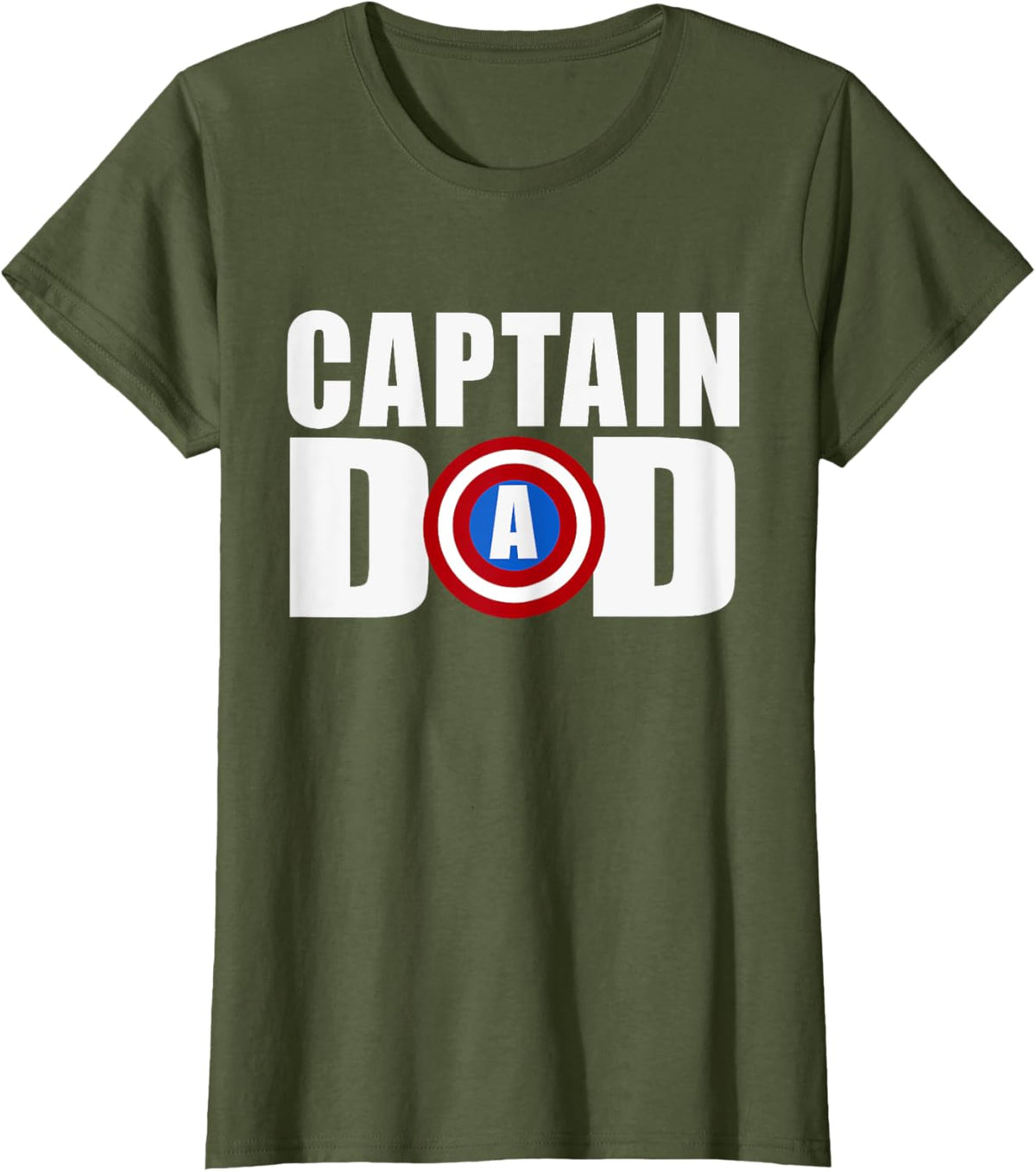 Funny Super Captain Dad Superhero Fathers Day