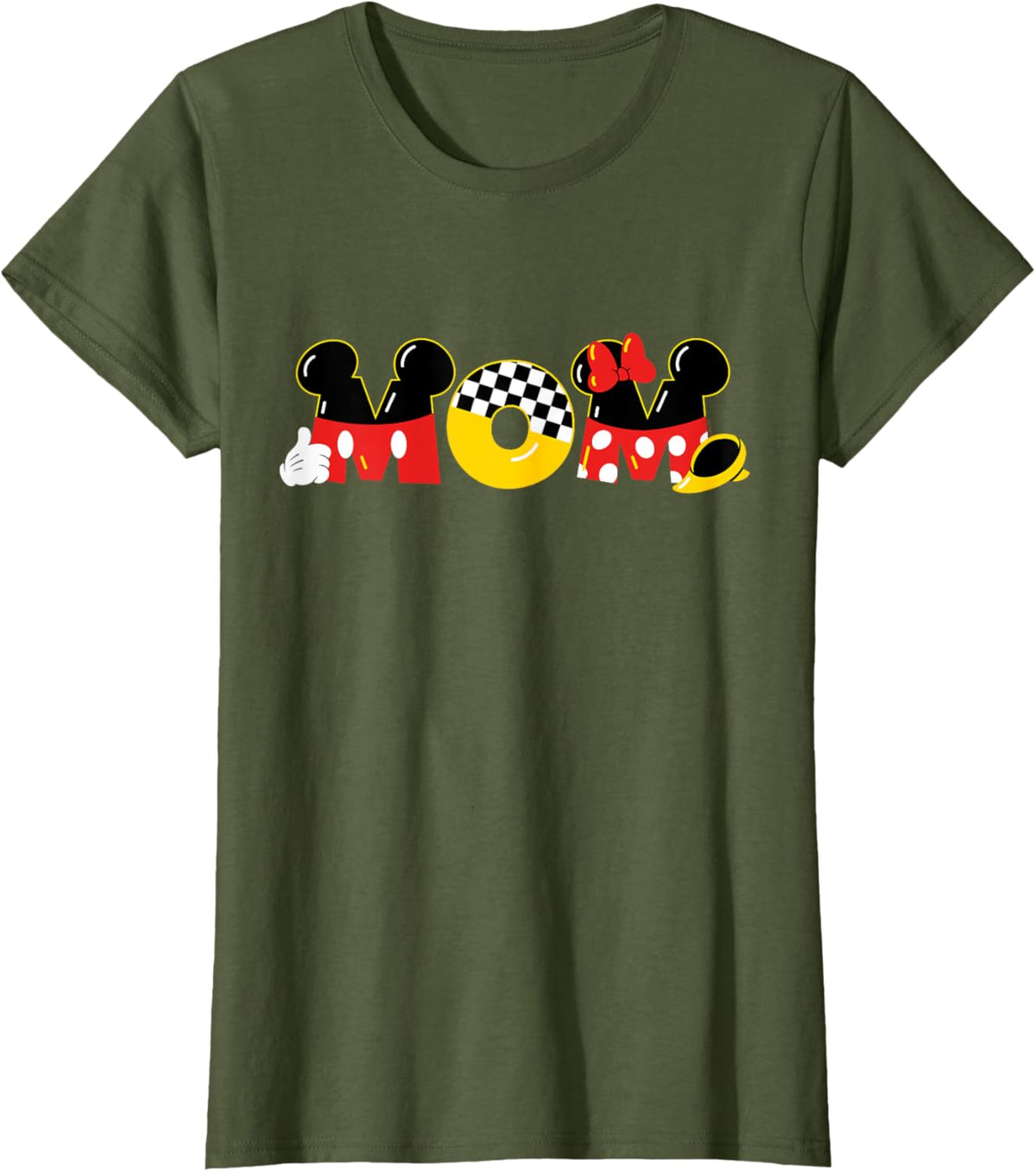 Disney Mickey Mouse &amp; Minnie Mouse Mom Mother\u2019s Day Birthday Mother Shirt