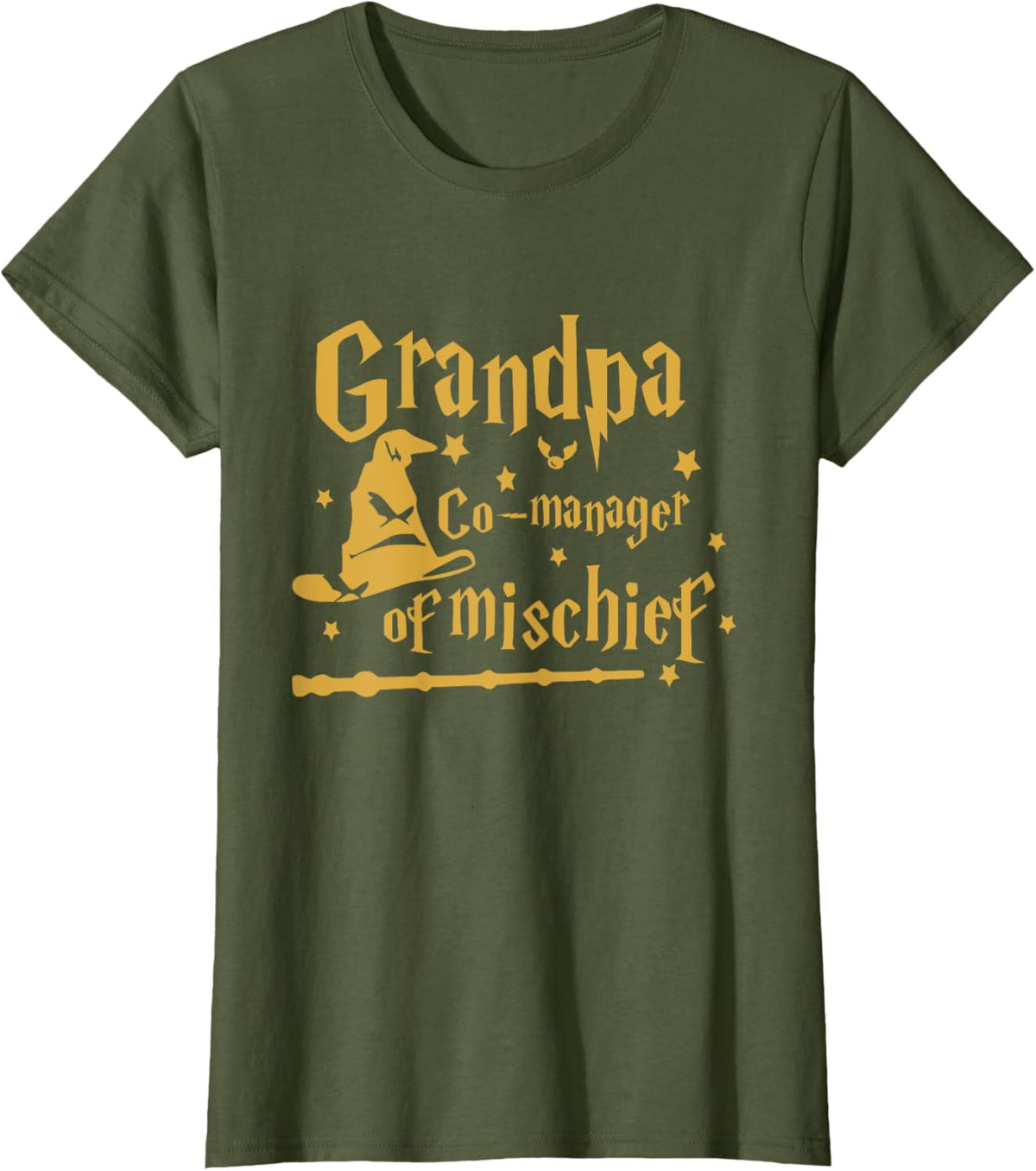 Funny Men Magical Grandpa Manager of Mischief Father&#39;s Day