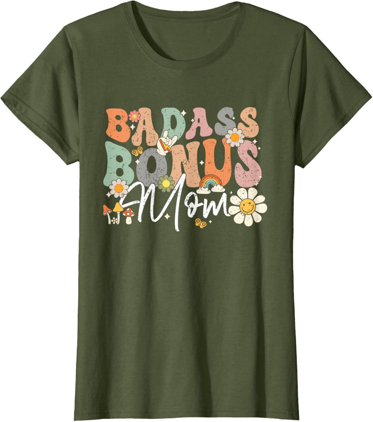 Badass Bonus Mom Funny Step Mom Mother&#39;s Day