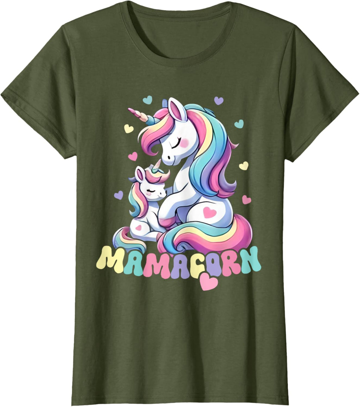 Funny Mamacorn Costume Mothers Day Unicorn Mom Women Mother