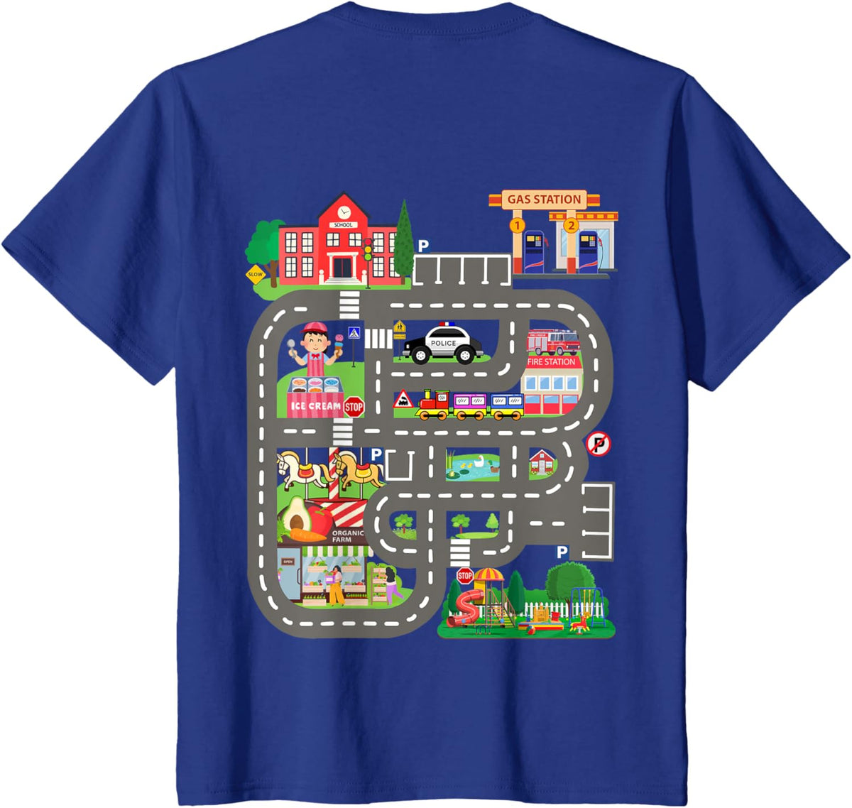 Kids Play Cars on Dad&#39;s Back Funny Father&#39;s Day Race Track