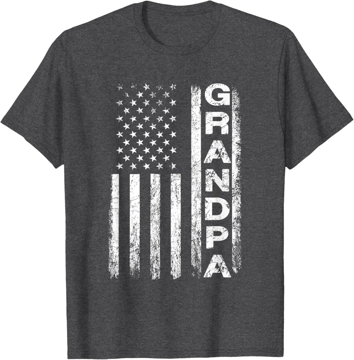 Grandpa Vintage American Flag Father&#39;s Day 4th of July Papa