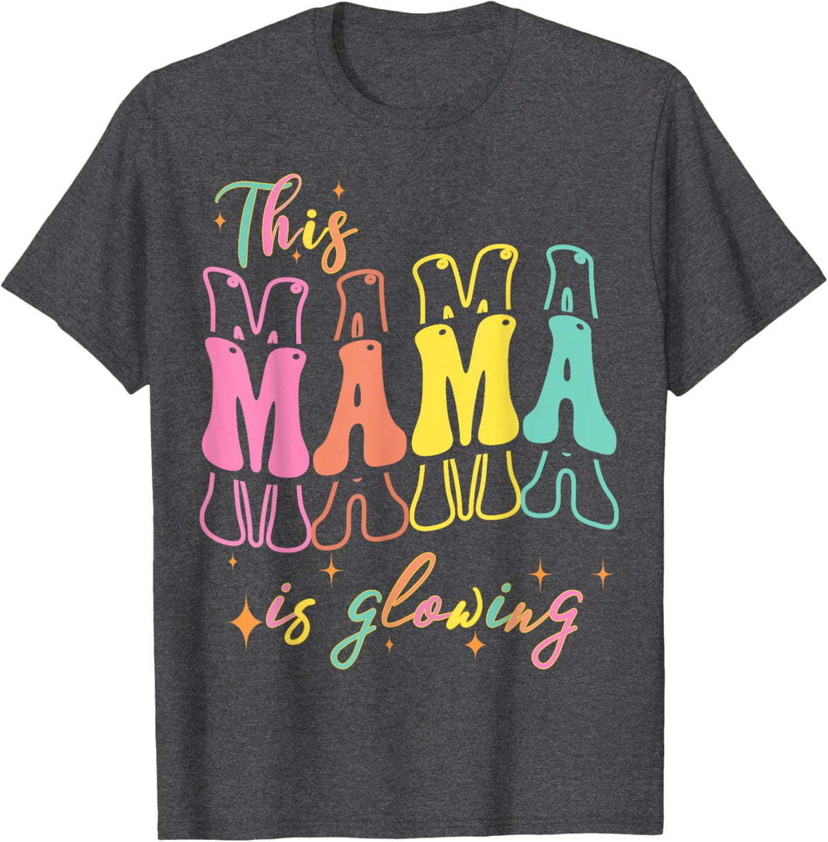 Mothers day Tee, This Mom is Glowing Mom mothers Day