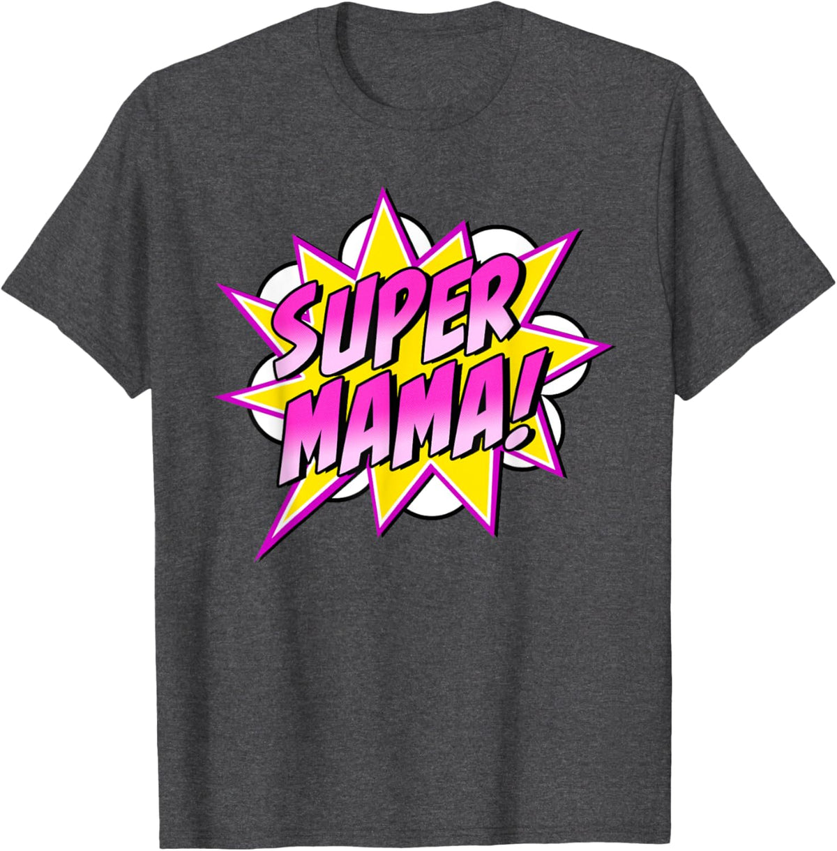 Super Mama Comic Book Superhero Mother&#39;s Day