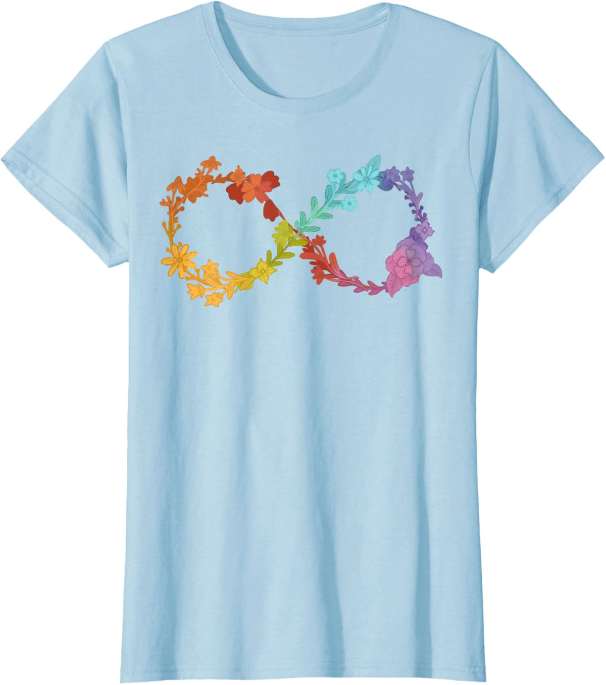 Floral Neurodiversity Infinity Symbol Autism Awareness