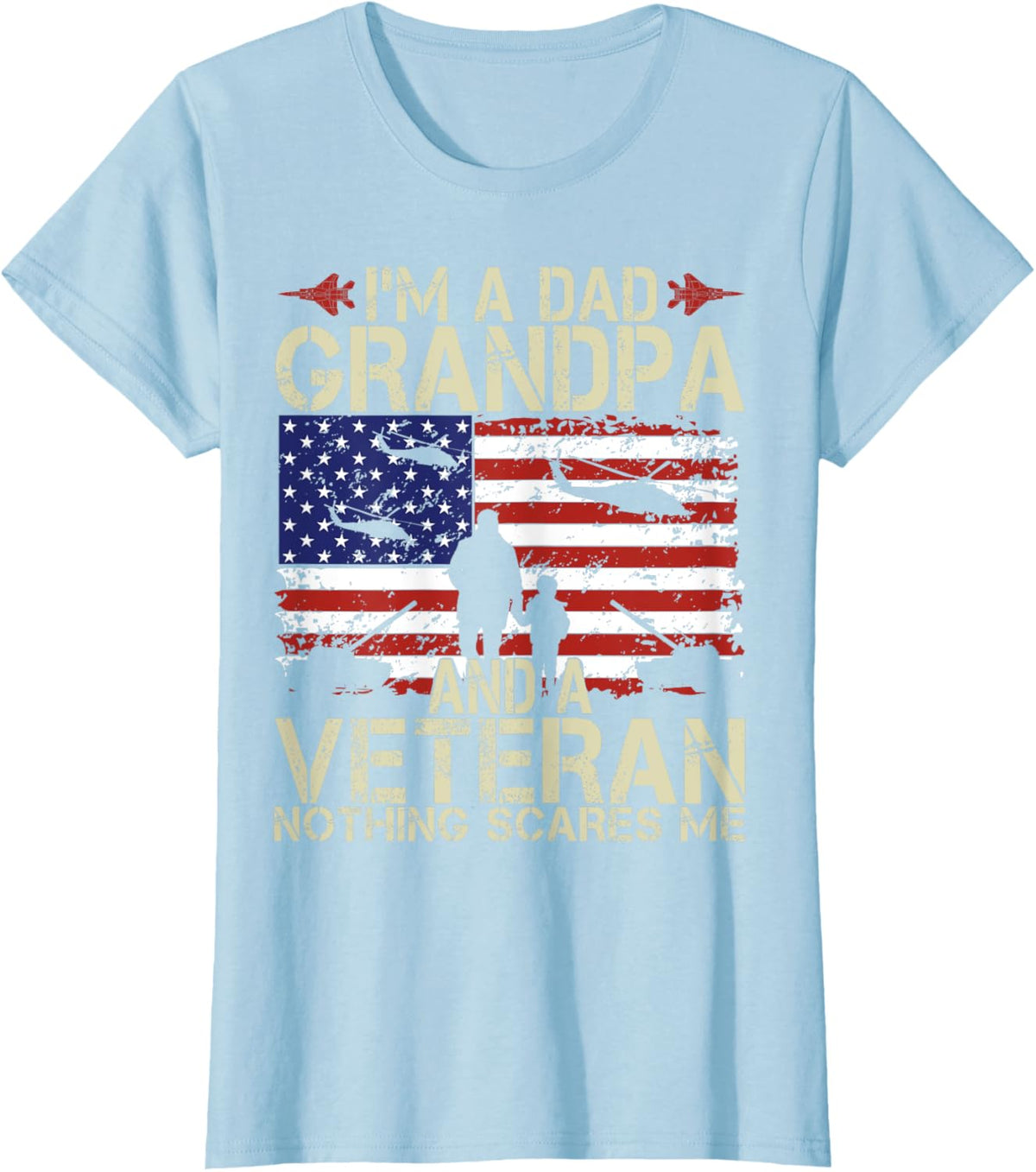 I&#39;m A Dad Grandpa And Veteran Fathers Day Papa Grandpa Gifts