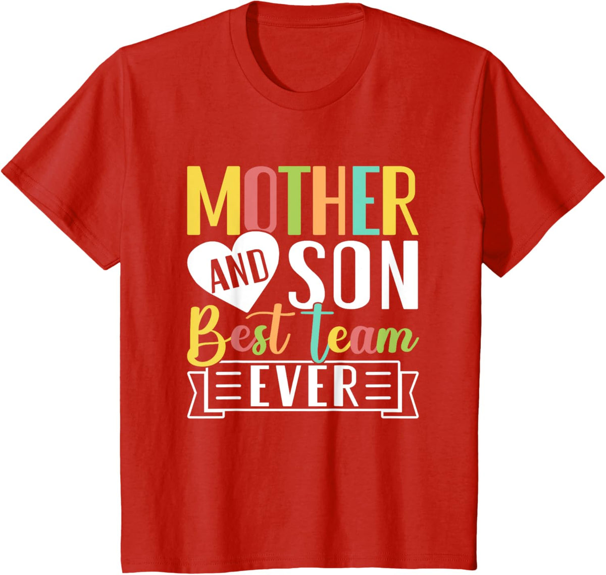Mothers Day Mama Mom Son Love Mommy Mama Mother&#39;s Black Unisex Classic Fit Crew Neck Short Sleeve Mother Shirt