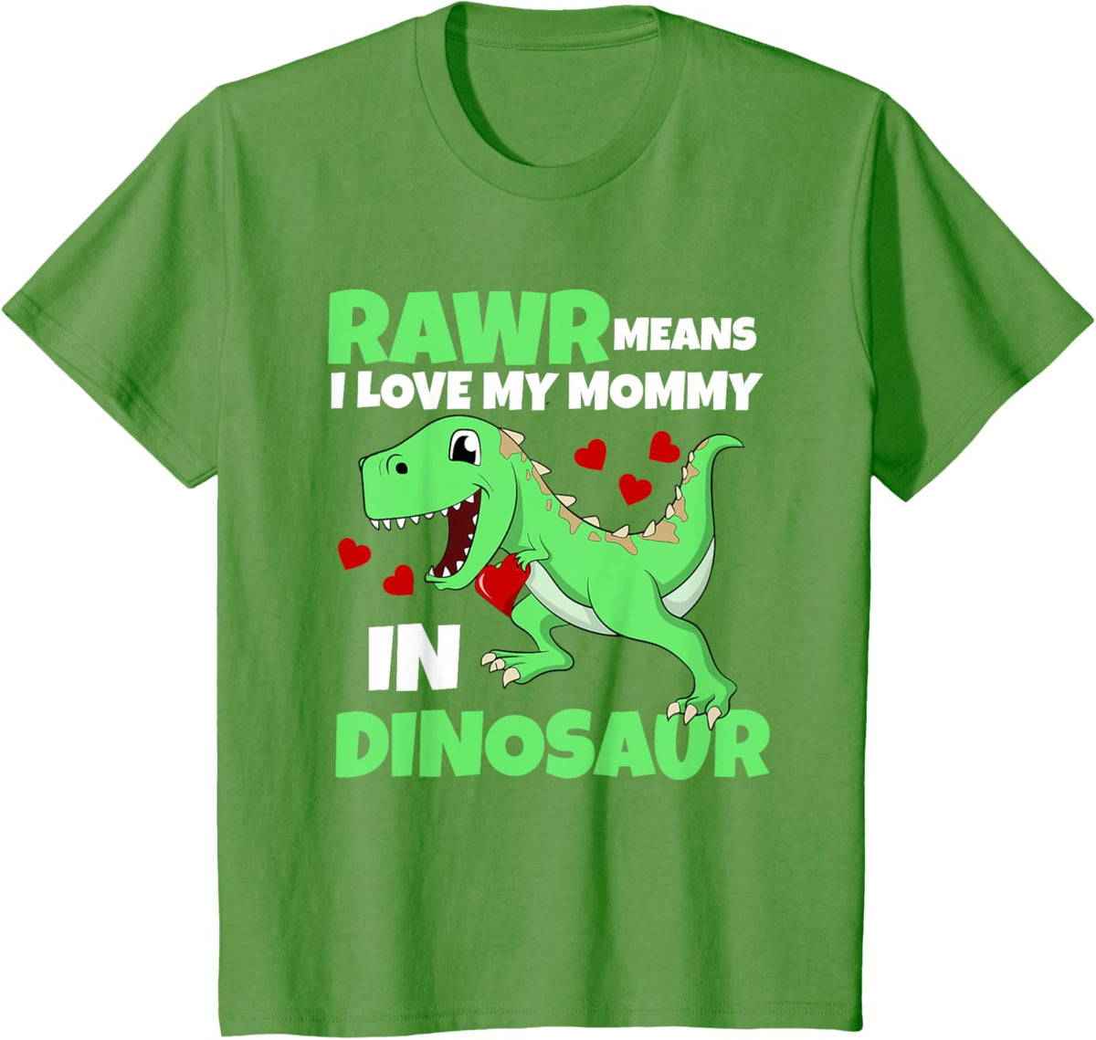Kids I Love My Mommy Rawr Dinosaur Mom Mother&#39;s Day Toddler Boy Mother Shirt