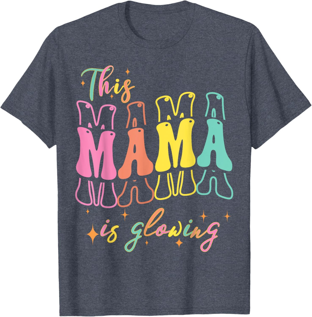 Mothers day Tee, This Mom is Glowing Mom mothers Day
