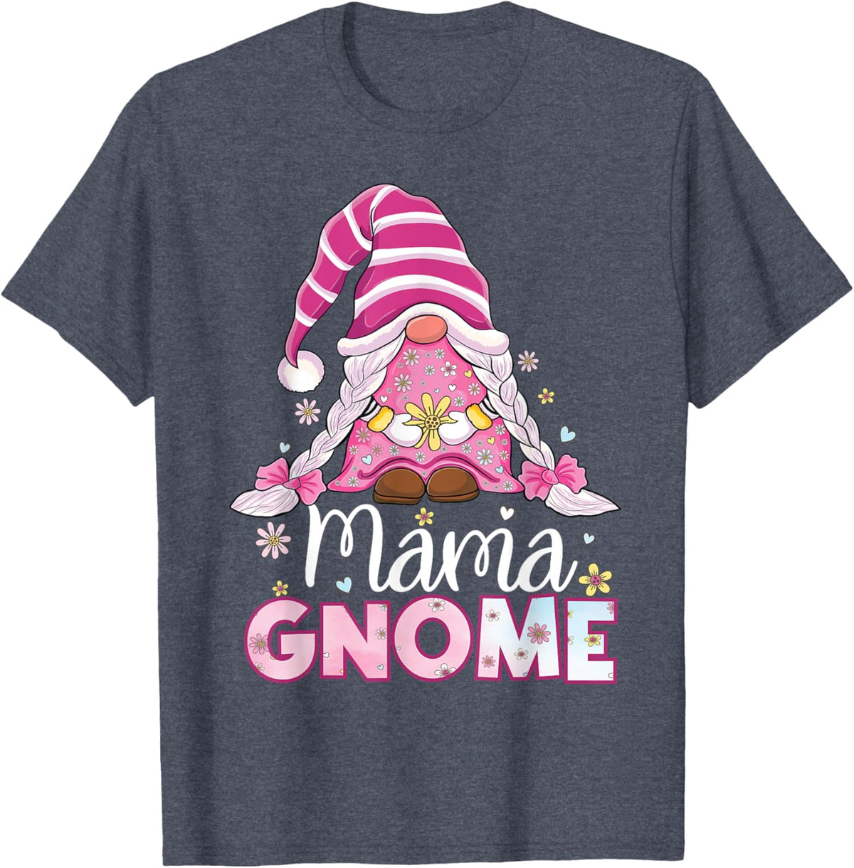 Flower For Mom Gnomies Cute Gnome Mom Happy Mother&#39;s Day