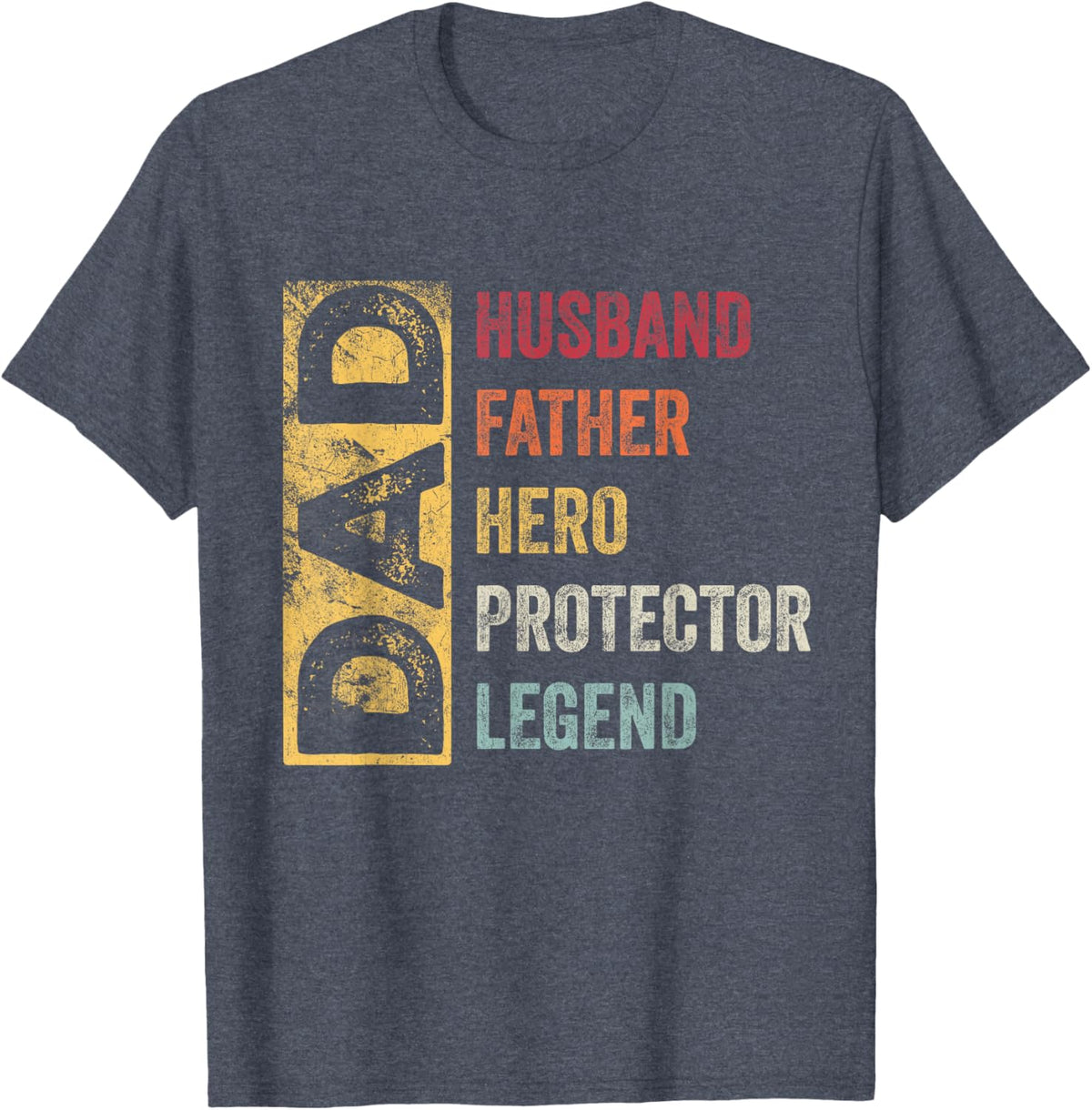 Retro Husband Father Hero Protector Legend Father Day Dad