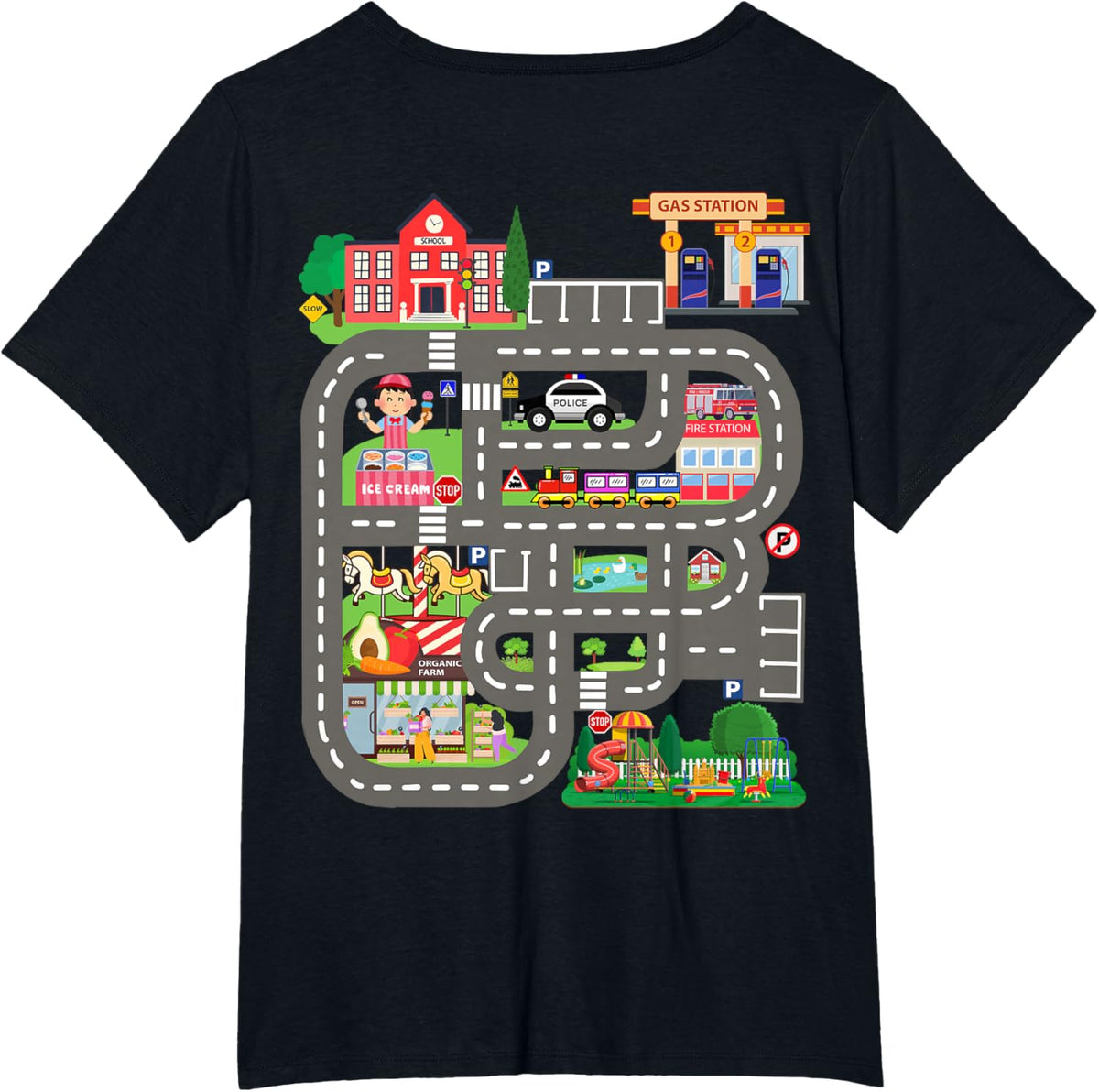 Kids Play Cars on Dad&#39;s Back Funny Father&#39;s Day Race Track