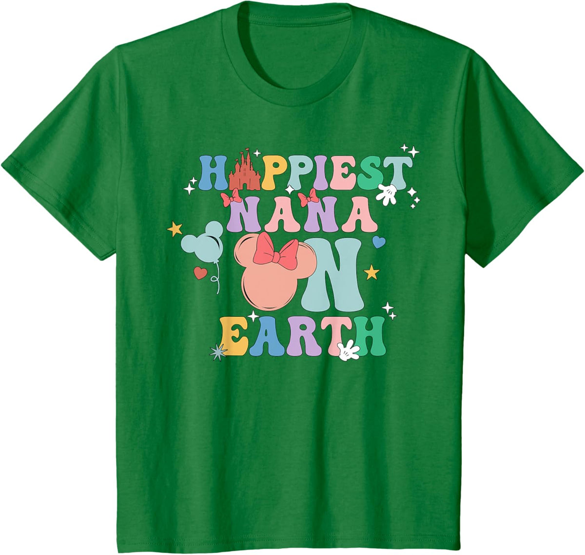 Happiest Nana On Earth Groovy Mom Mother&#39;s Day Mother Shirt