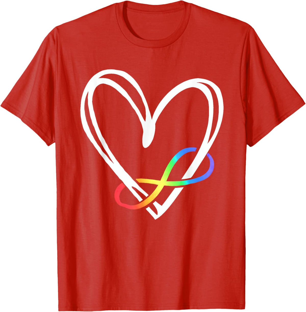 Infinity Heart Autism Awareness Love Needs No Words Tie Dye