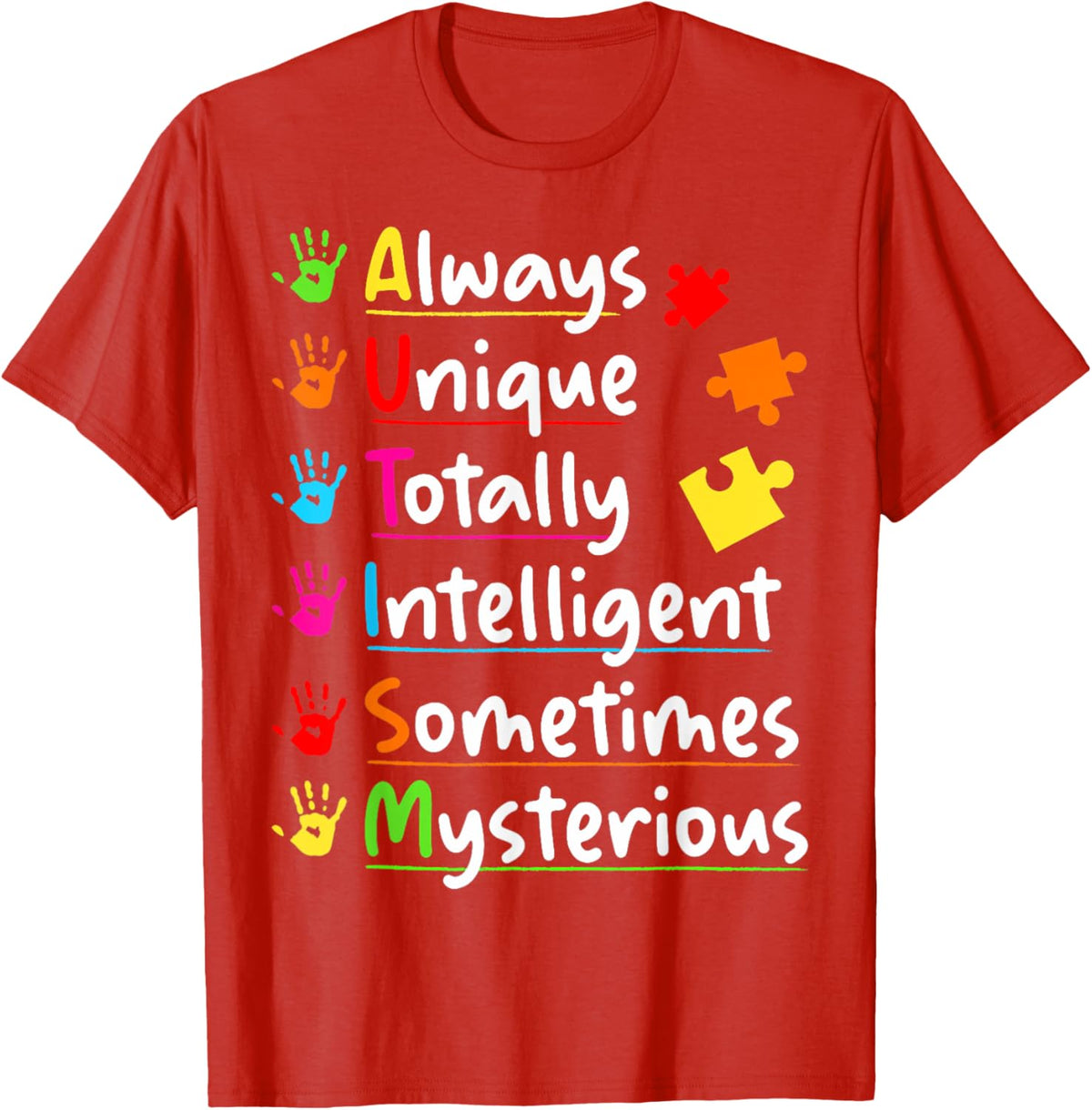 Always Unique Autism Awareness Totally Intelligent Kids