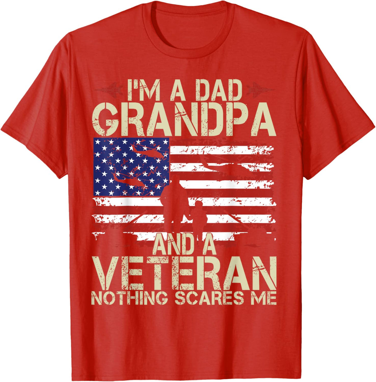I&#39;m A Dad Grandpa And Veteran Fathers Day Papa Grandpa Gifts