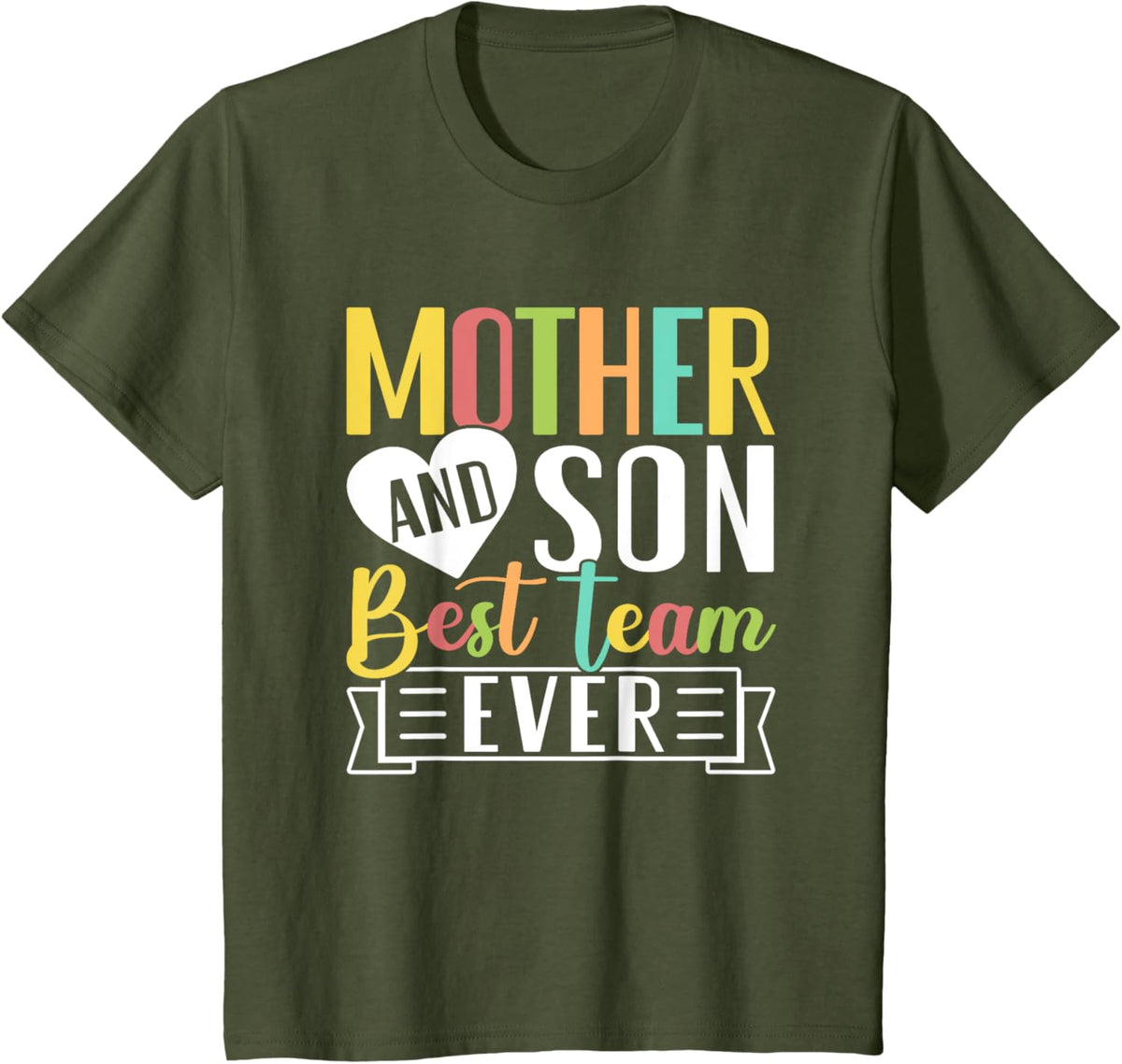 Mothers Day Mama Mom Son Love Mommy Mama Mother&#39;s Black Unisex Classic Fit Crew Neck Short Sleeve Mother Shirt