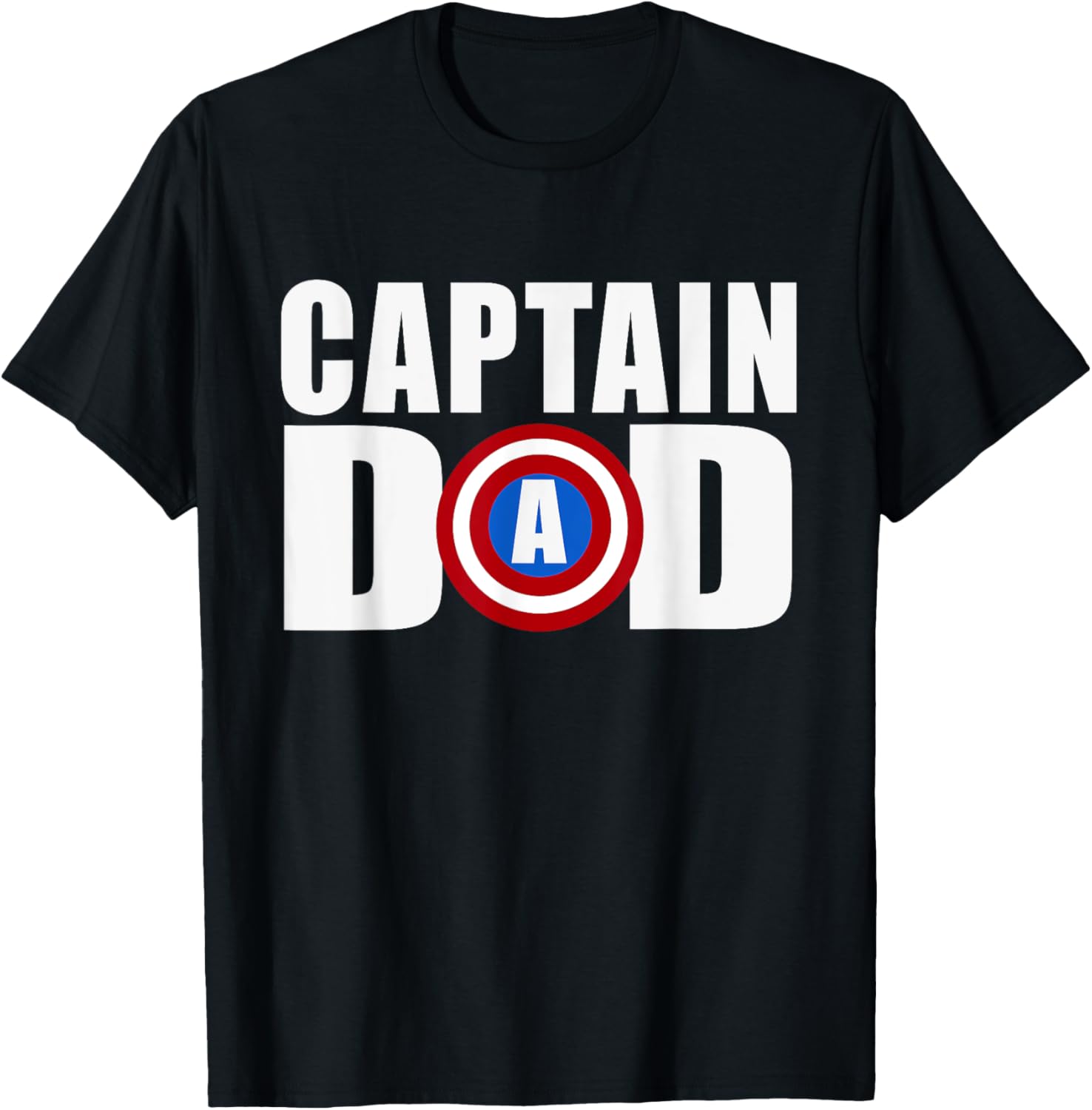 Funny Super Captain Dad Superhero Fathers Day