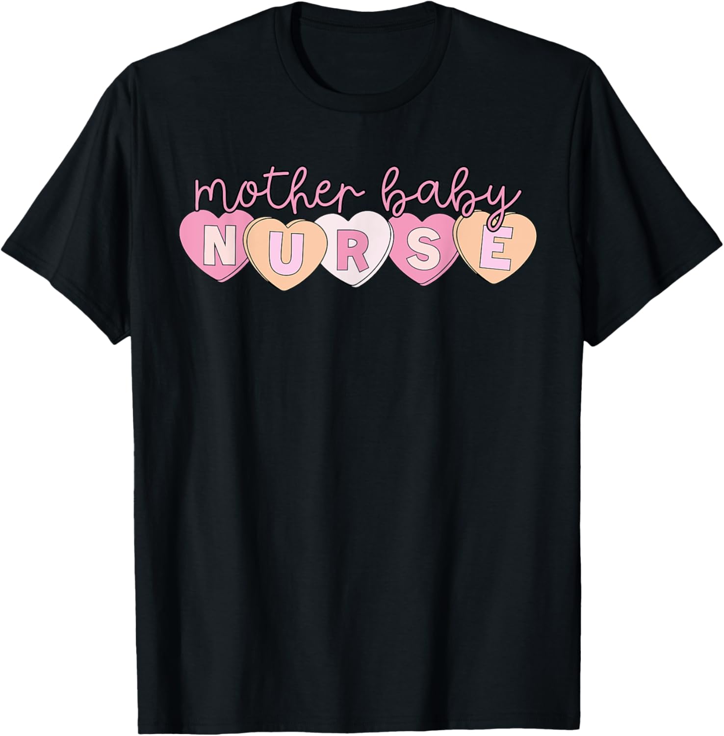 Mother Baby Nurse Hearts Valentine OBGYN Postpartum Nursing