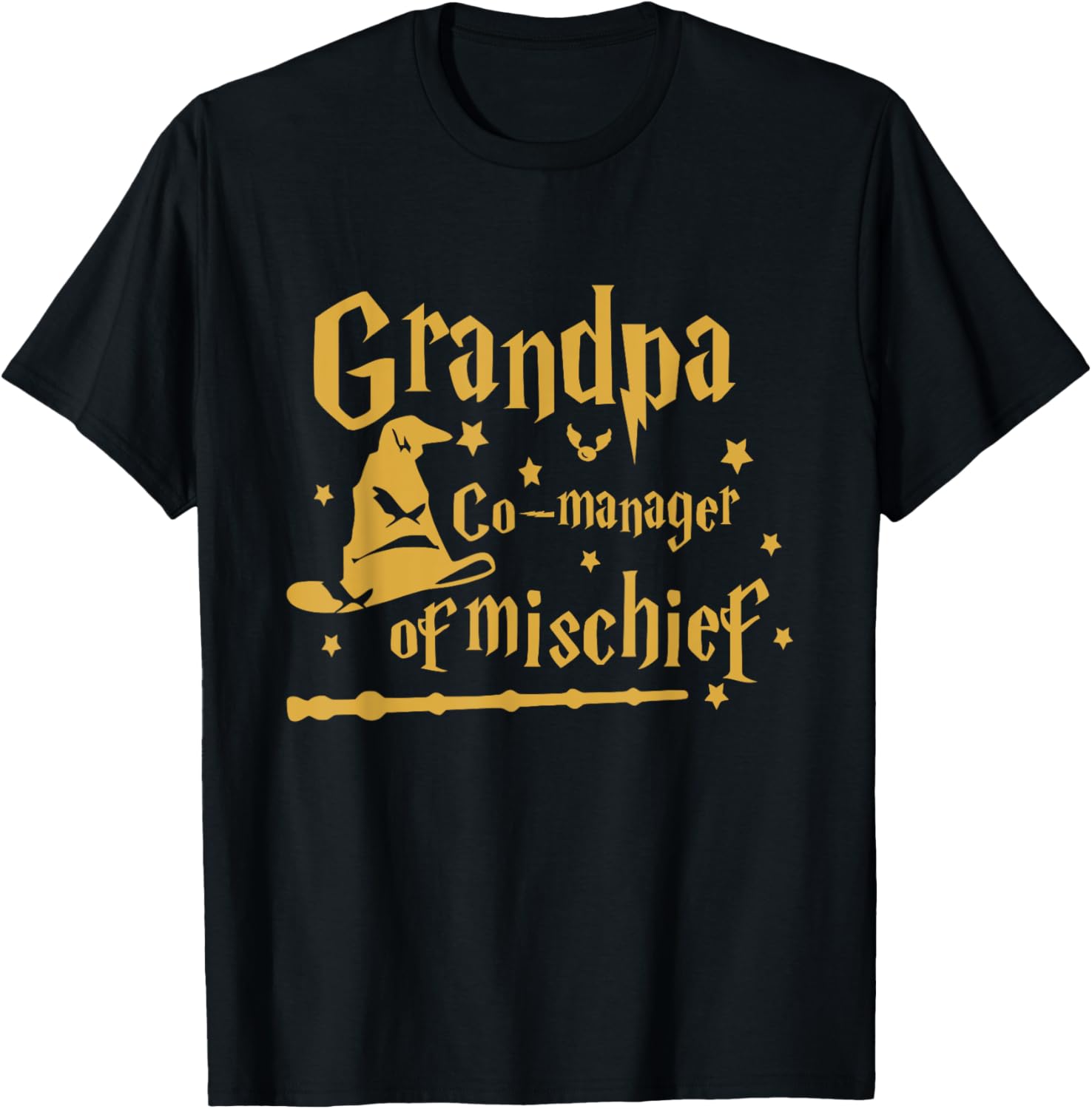 Funny Men Magical Grandpa Manager of Mischief Father's Day